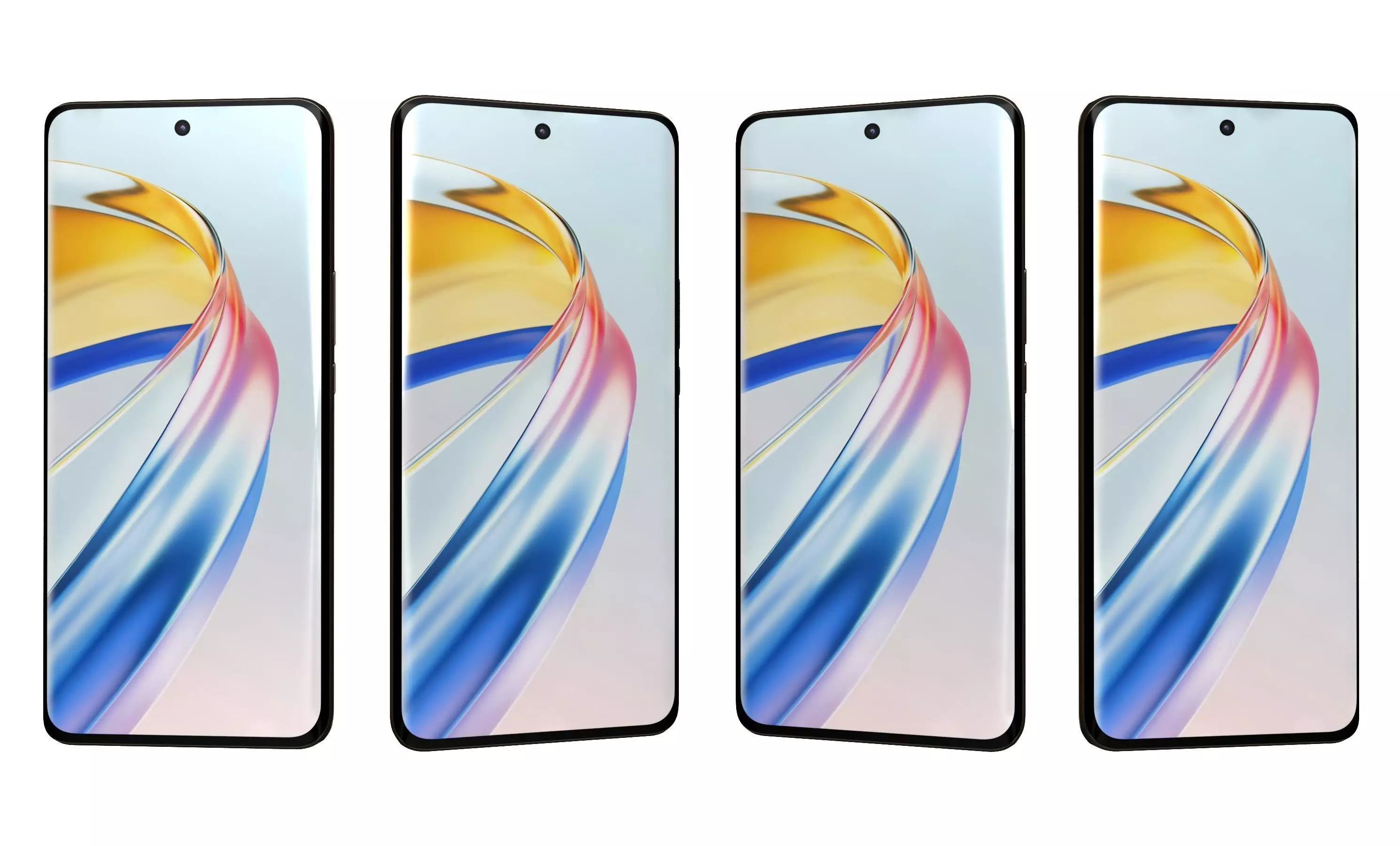 Honor X9b All Colors High Poly 3D model_10