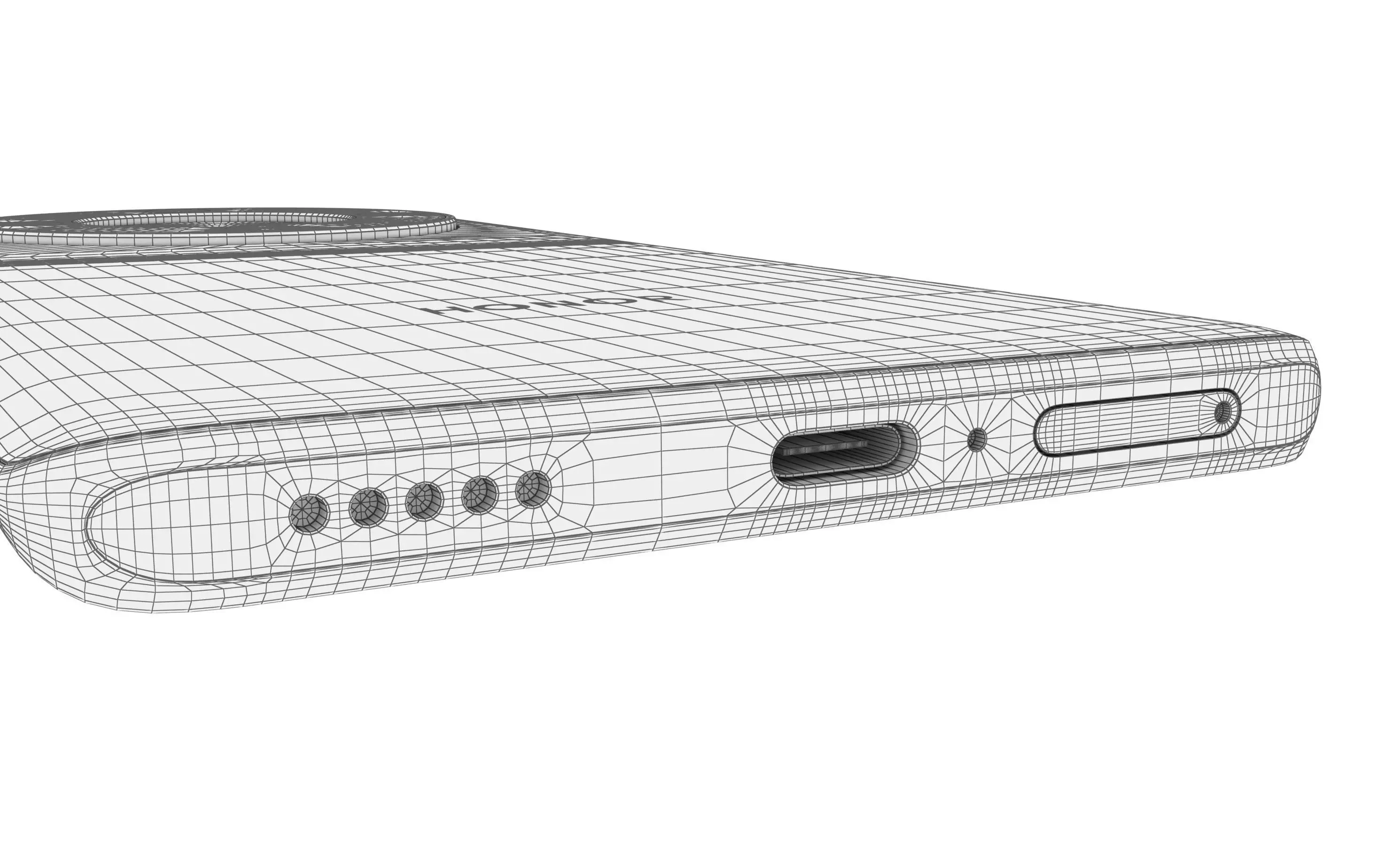 Honor X9b All Colors High Poly 3D model_35