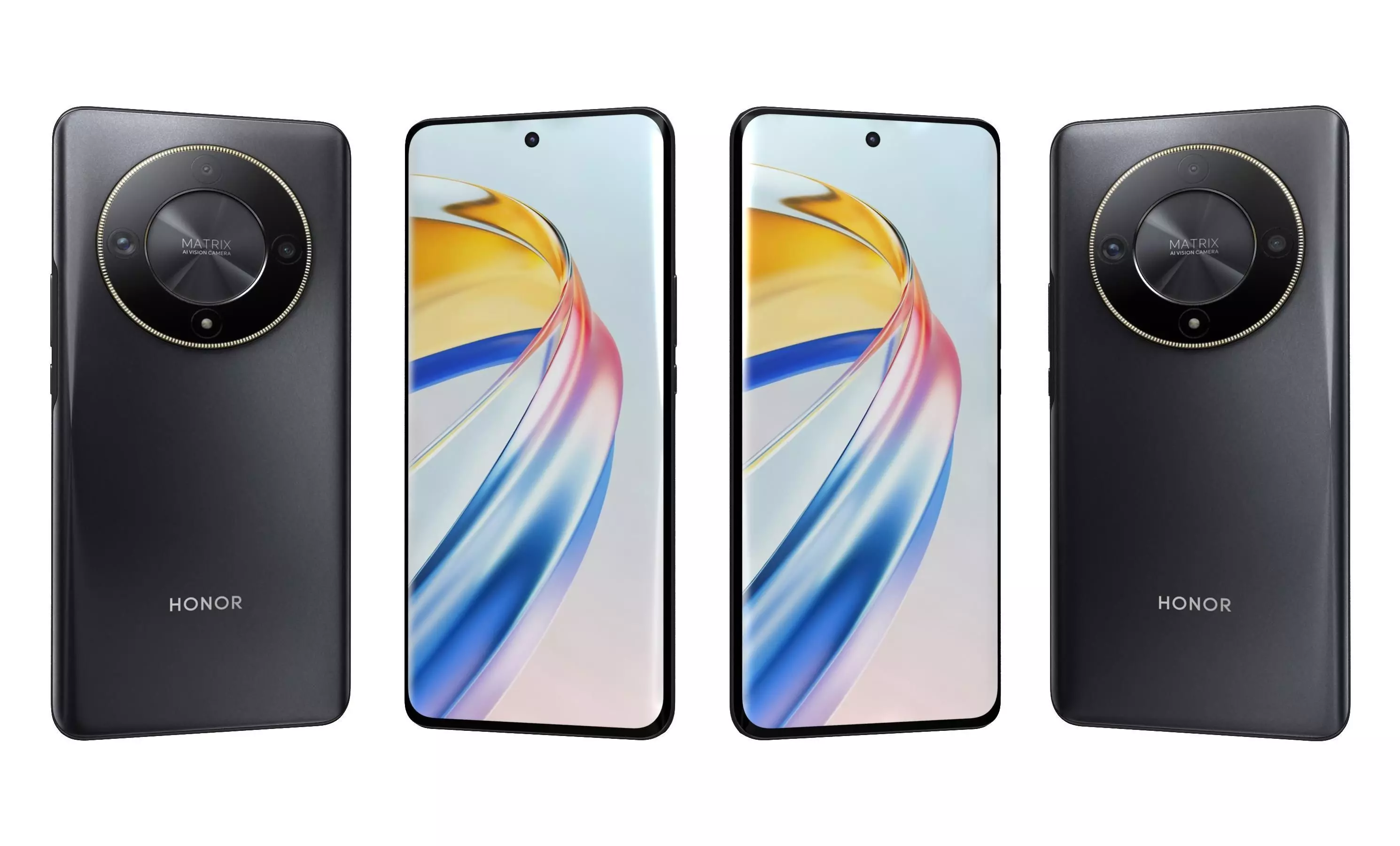 Honor X9b All Colors High Poly 3D model_14