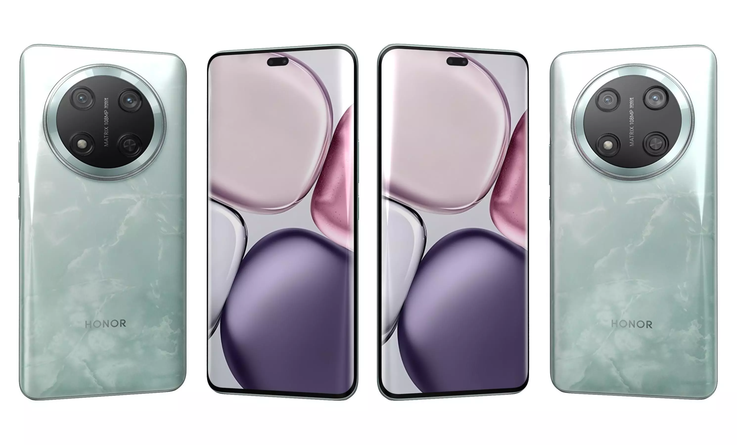 Honor X9C All Colors High Poly 3D model_0