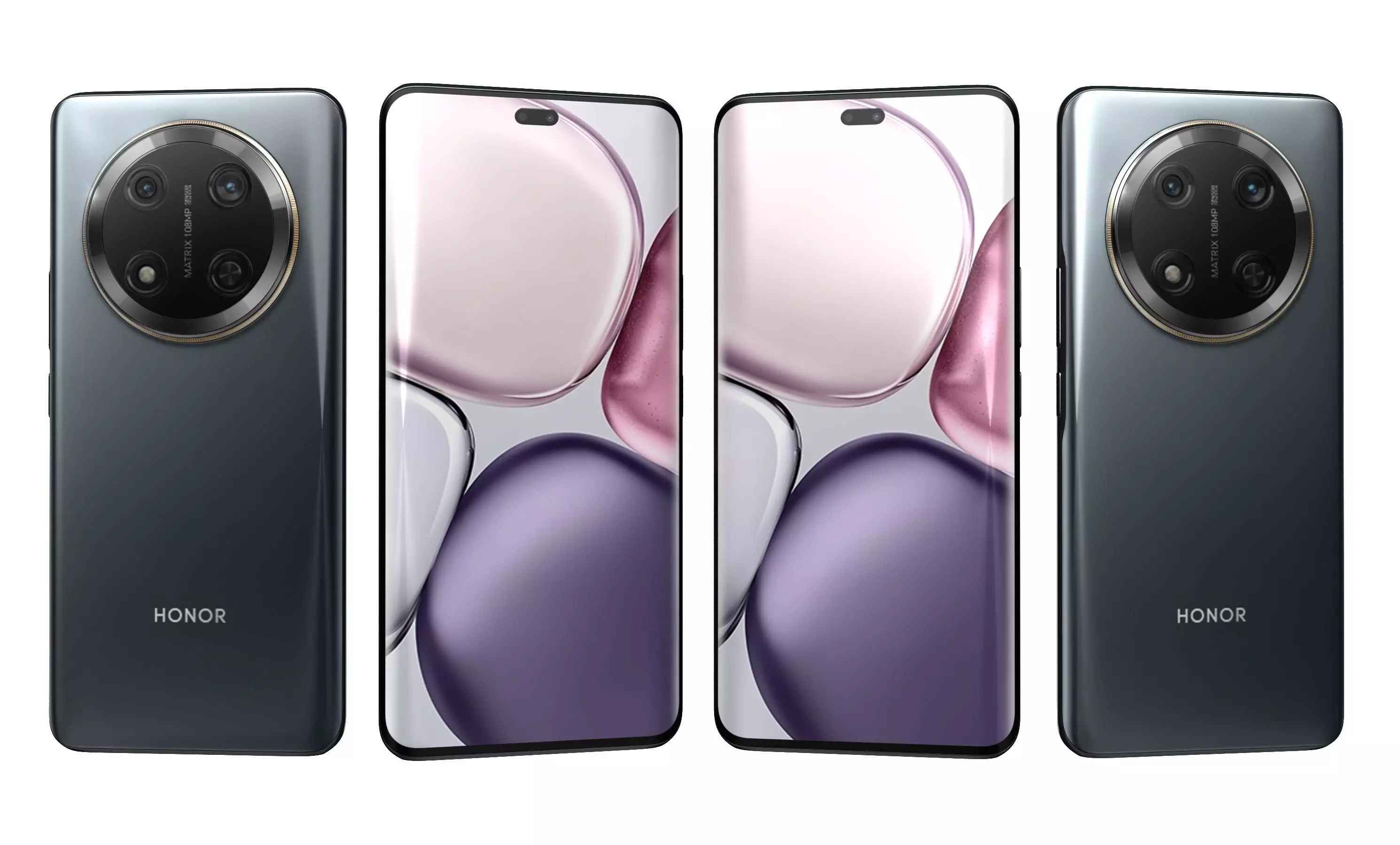 Honor X9C All Colors High Poly 3D model_8