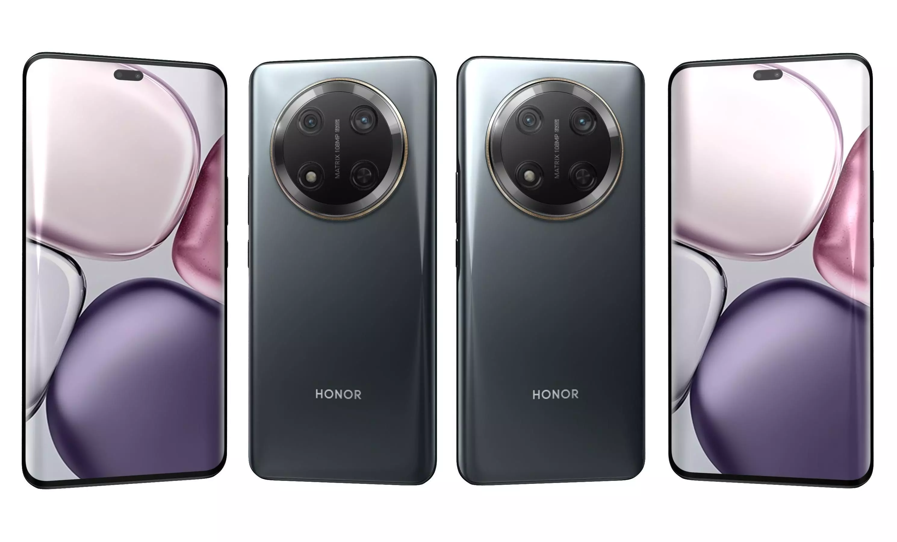 Honor X9C All Colors High Poly 3D model_4