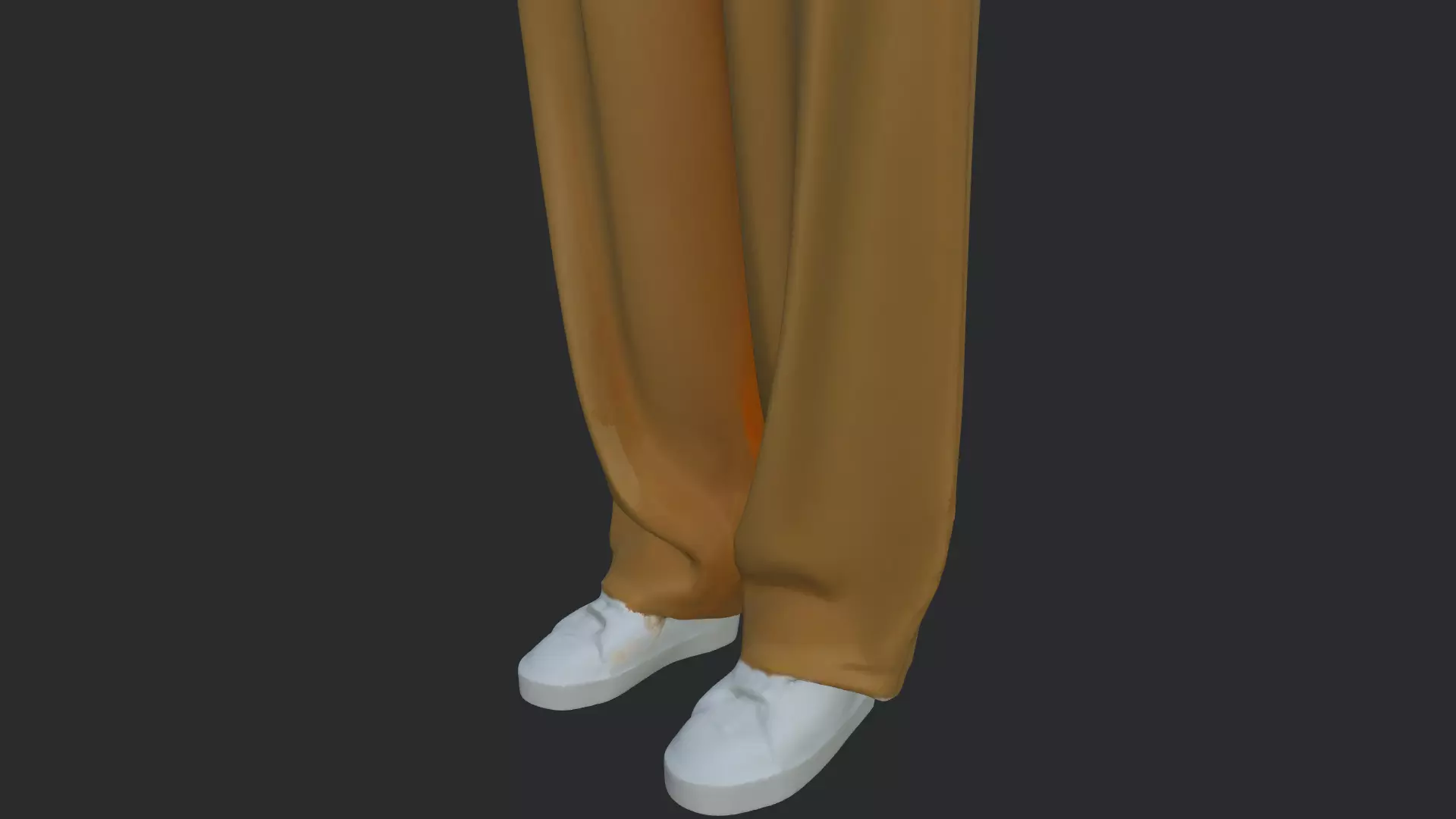 Casual Female Character Game Ready 3D Model PBR Low-poly 3D model_8