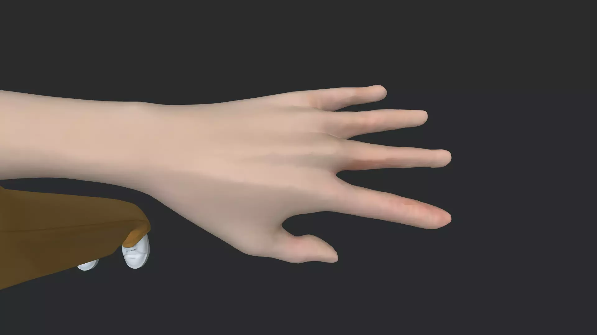 Casual Female Character Game Ready 3D Model PBR Low-poly 3D model_17