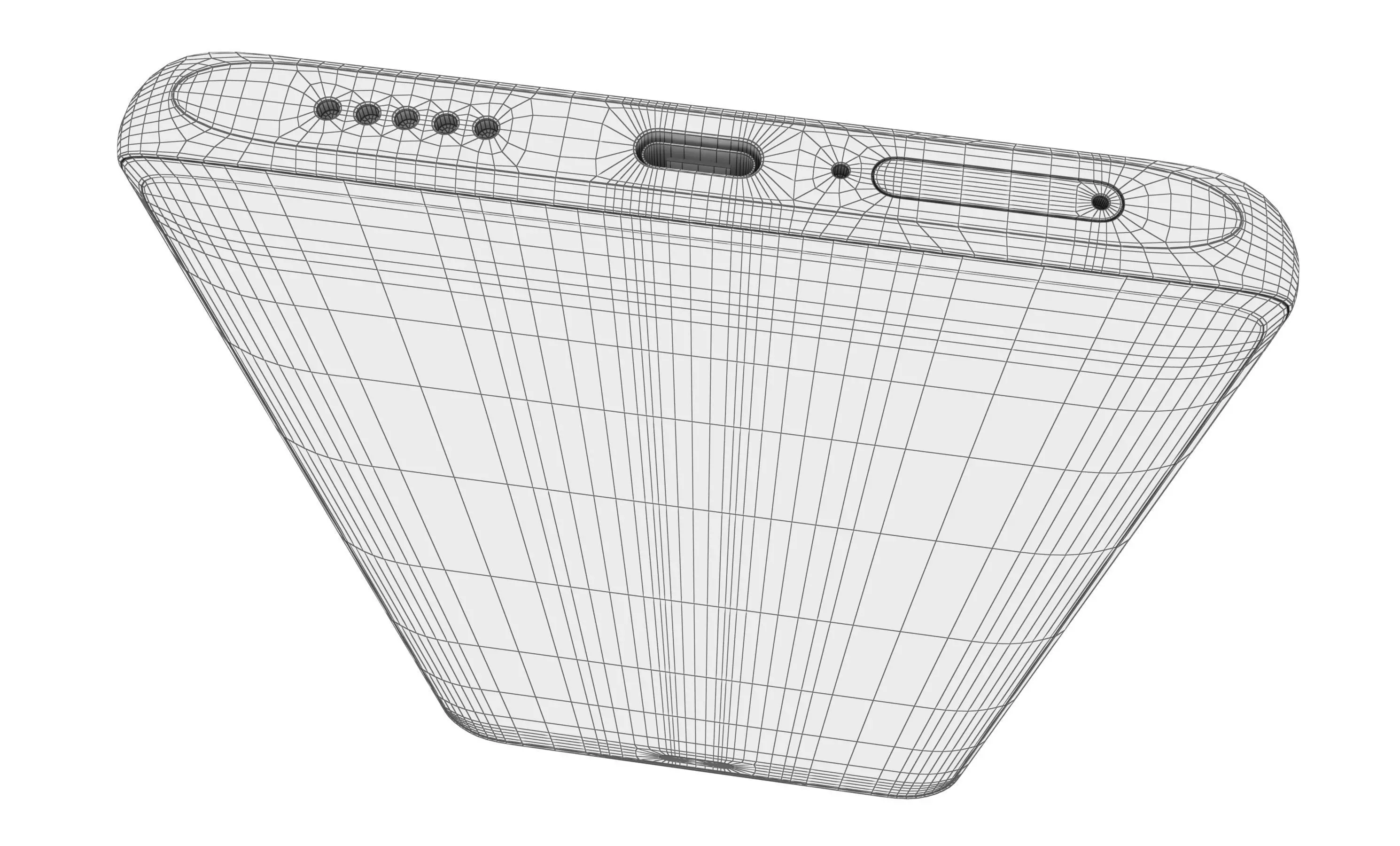 Honor X9C Titanium Purple High Poly 3D model_18