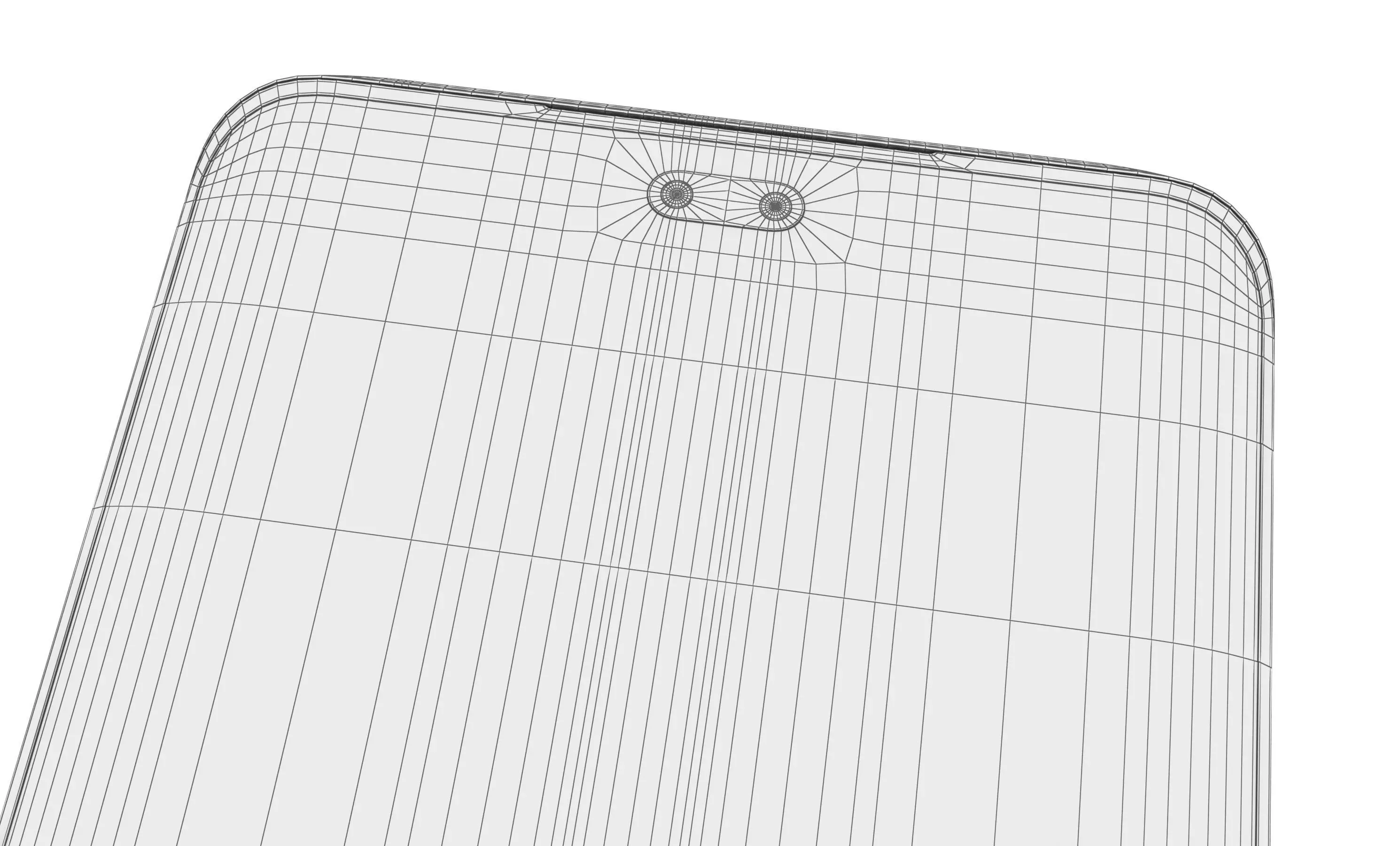 Honor X9C Titanium Purple High Poly 3D model_20