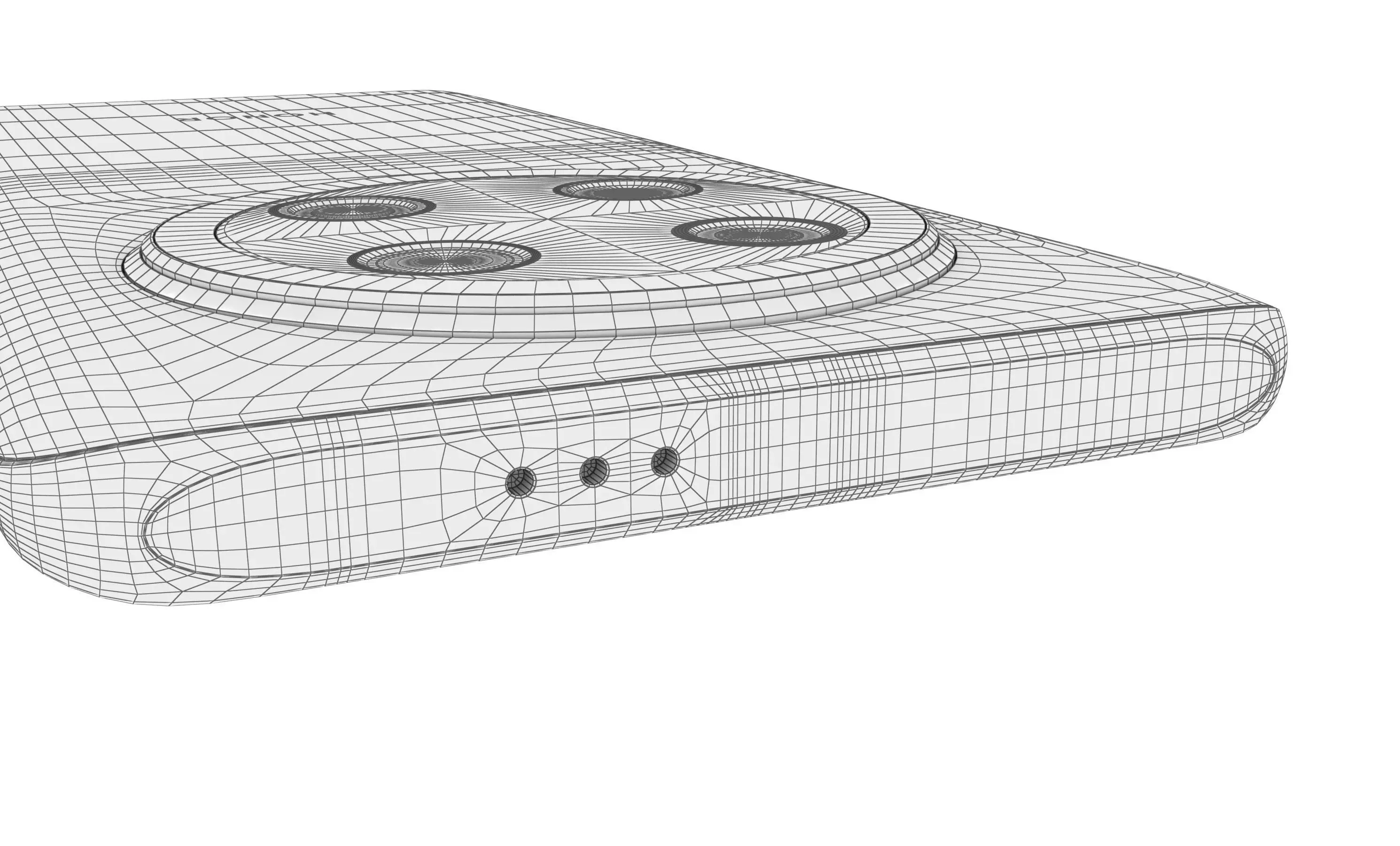 Honor X9C Titanium Purple High Poly 3D model_22