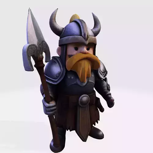 LowPoly Viking Warrior