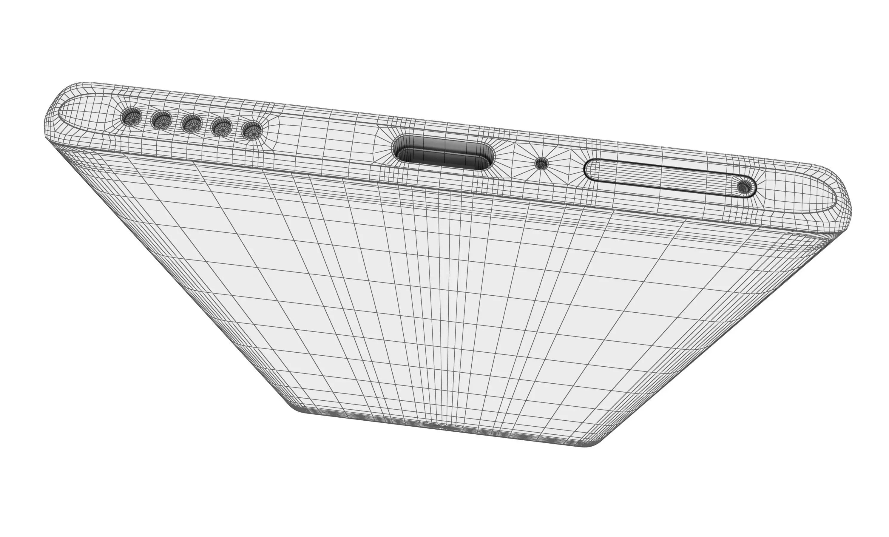 Honor X40 Green High Poly 3D model_16