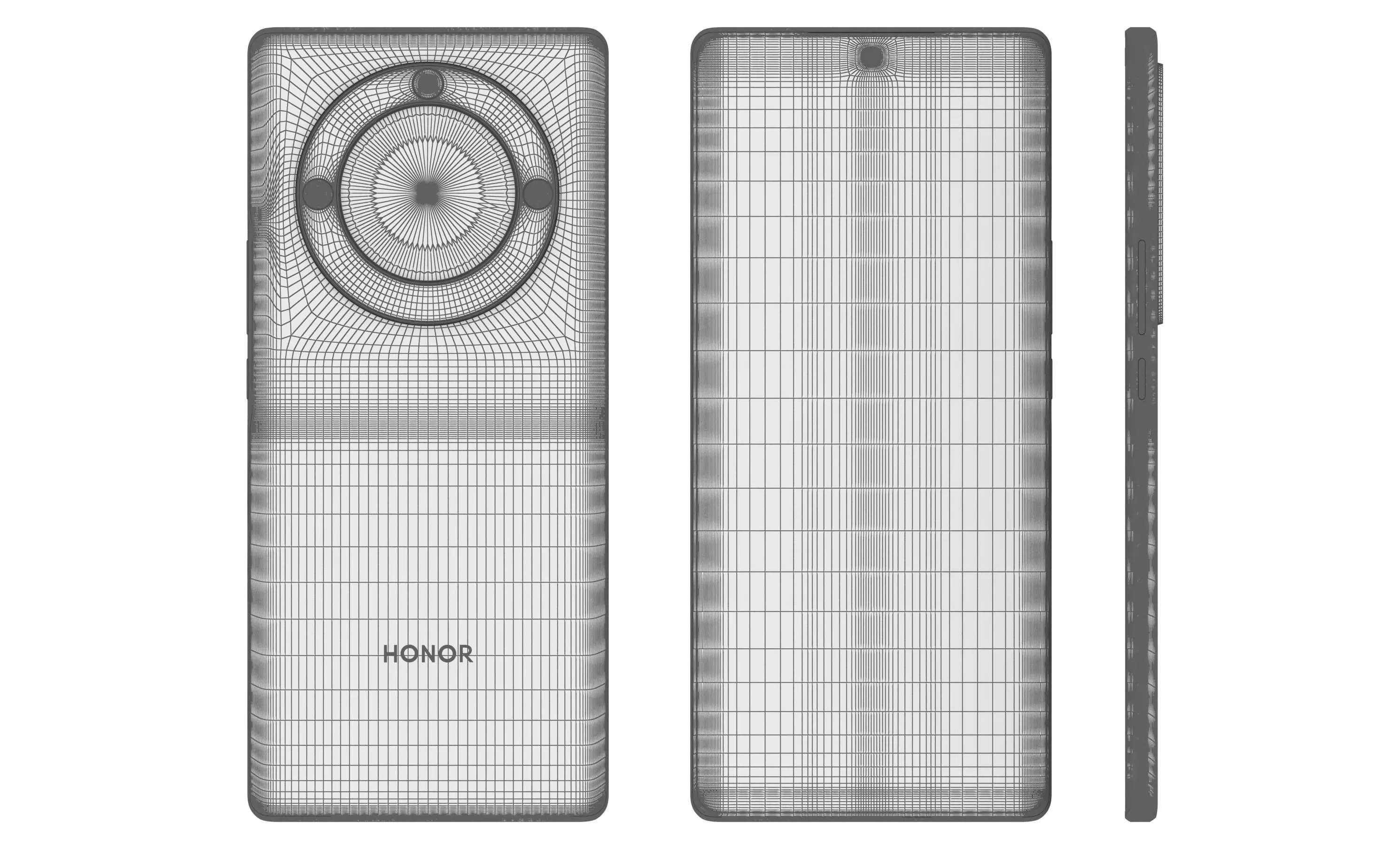 Honor X40 Green High Poly 3D model_12