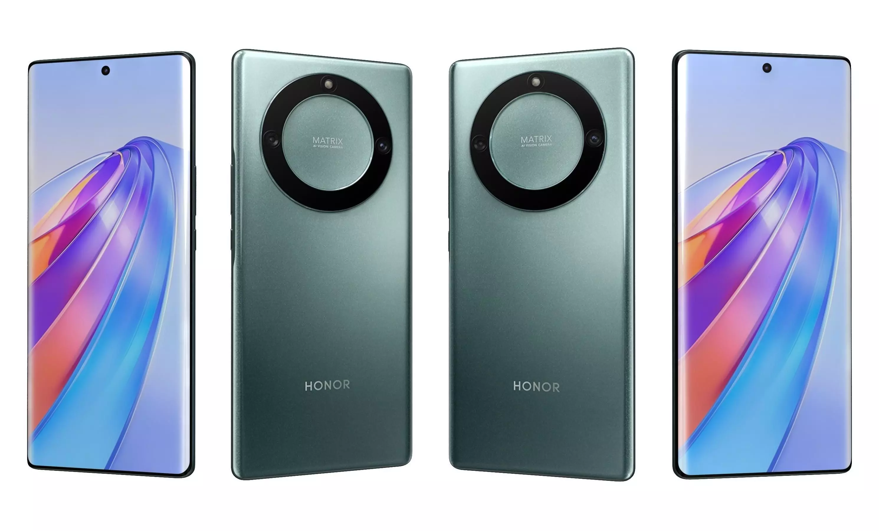 Honor X40 Green High Poly 3D model_26