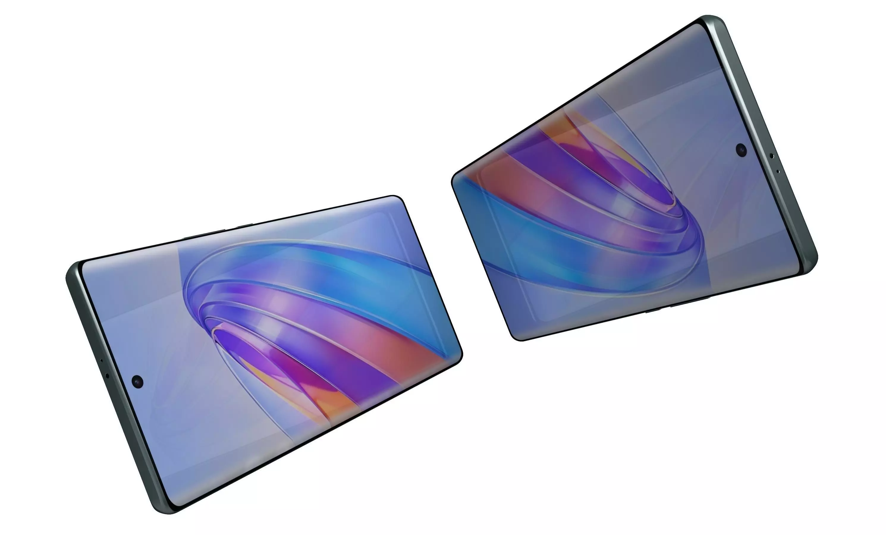 Honor X40 Green High Poly 3D model_3