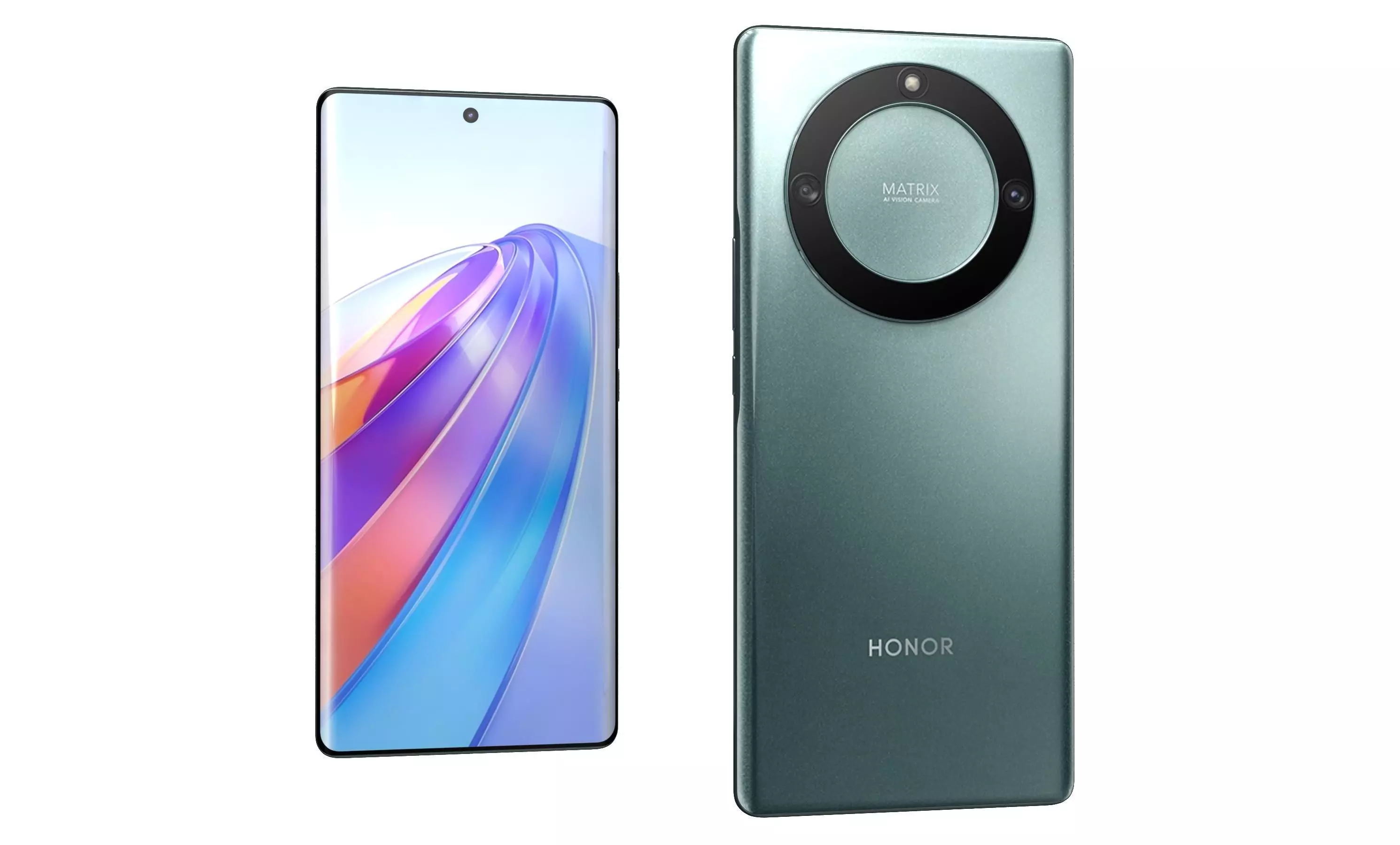 Honor X40 Green High Poly 3D model_1