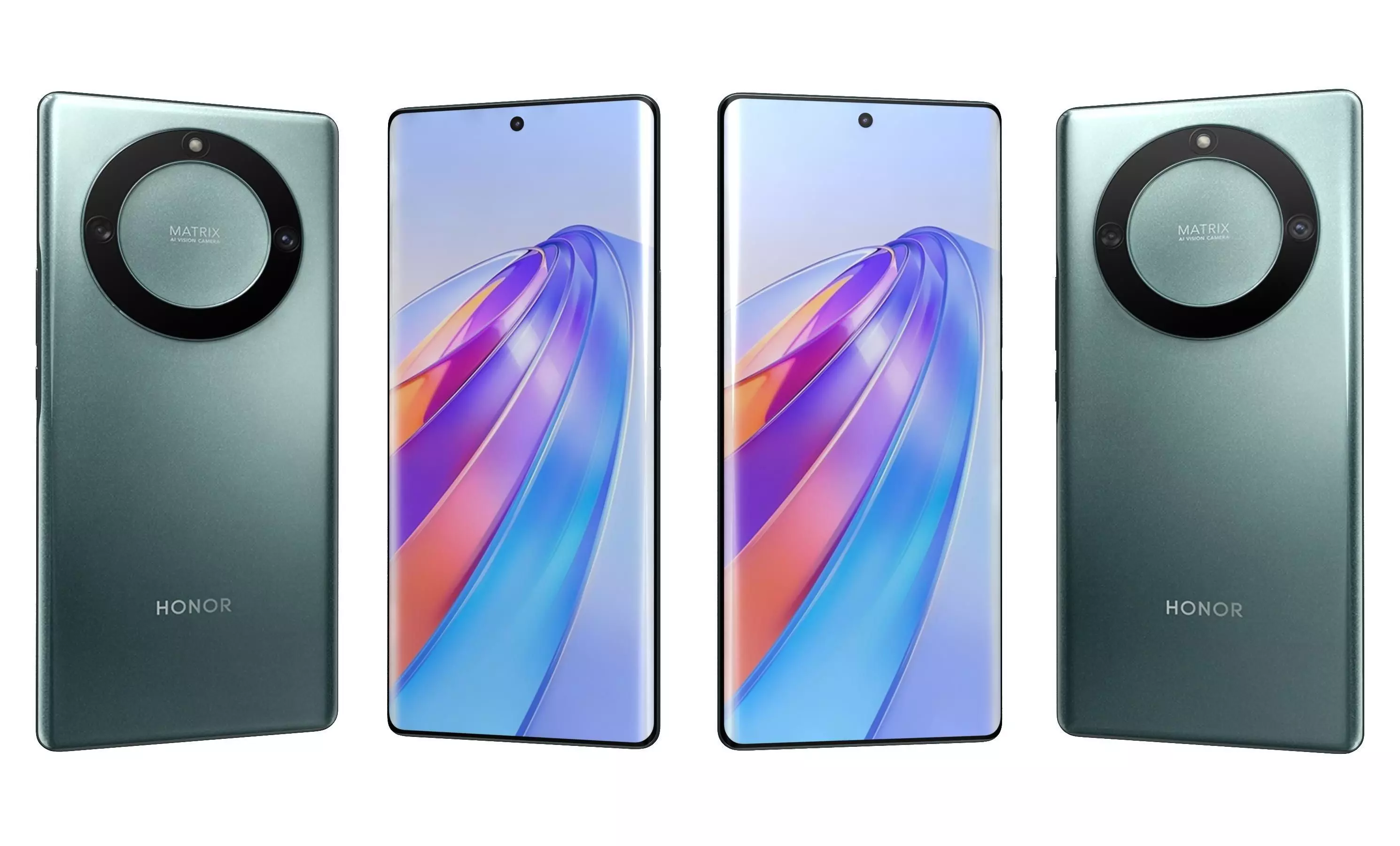 Honor X40 Green High Poly 3D model_0