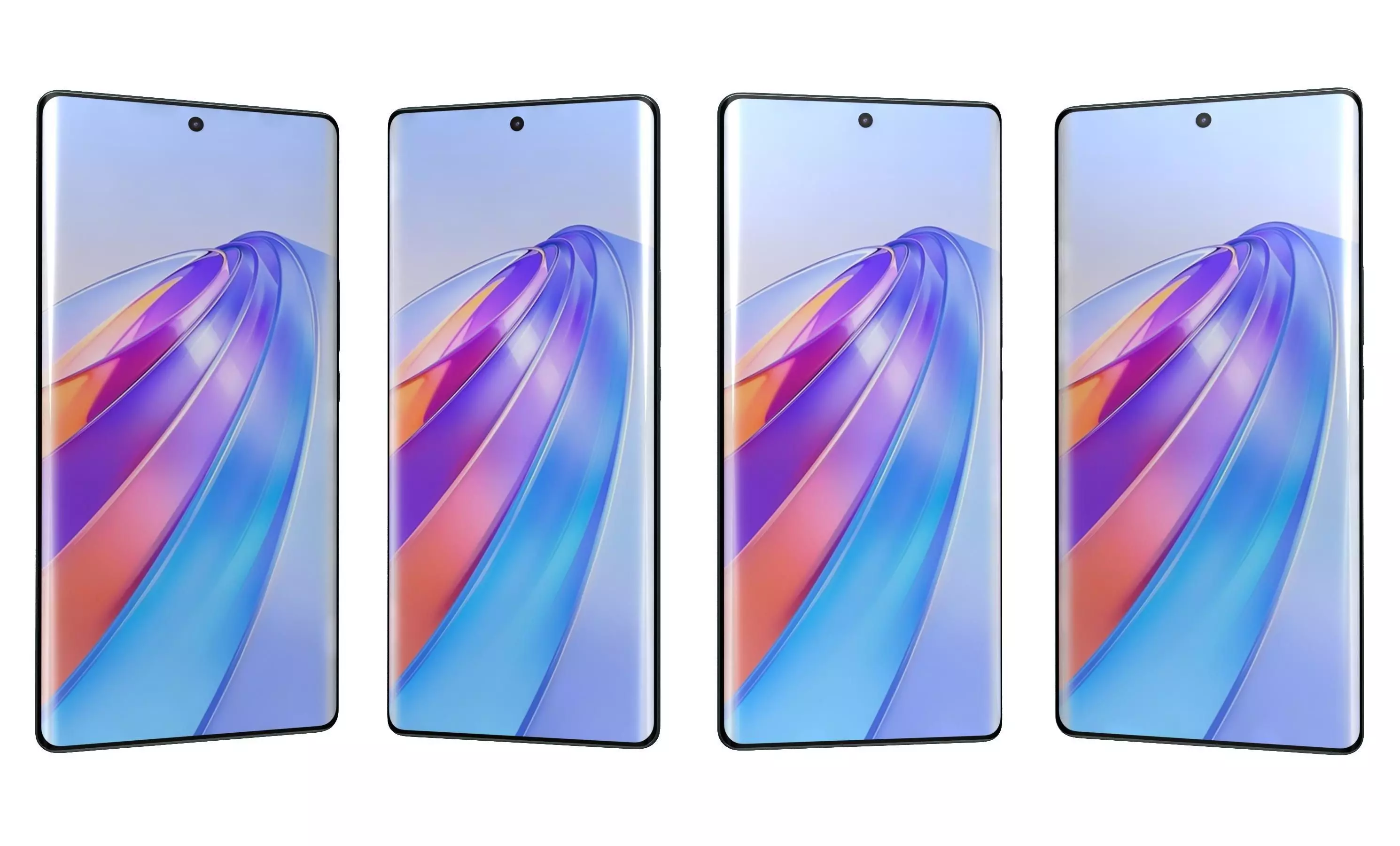 Honor X40 Green High Poly 3D model_10