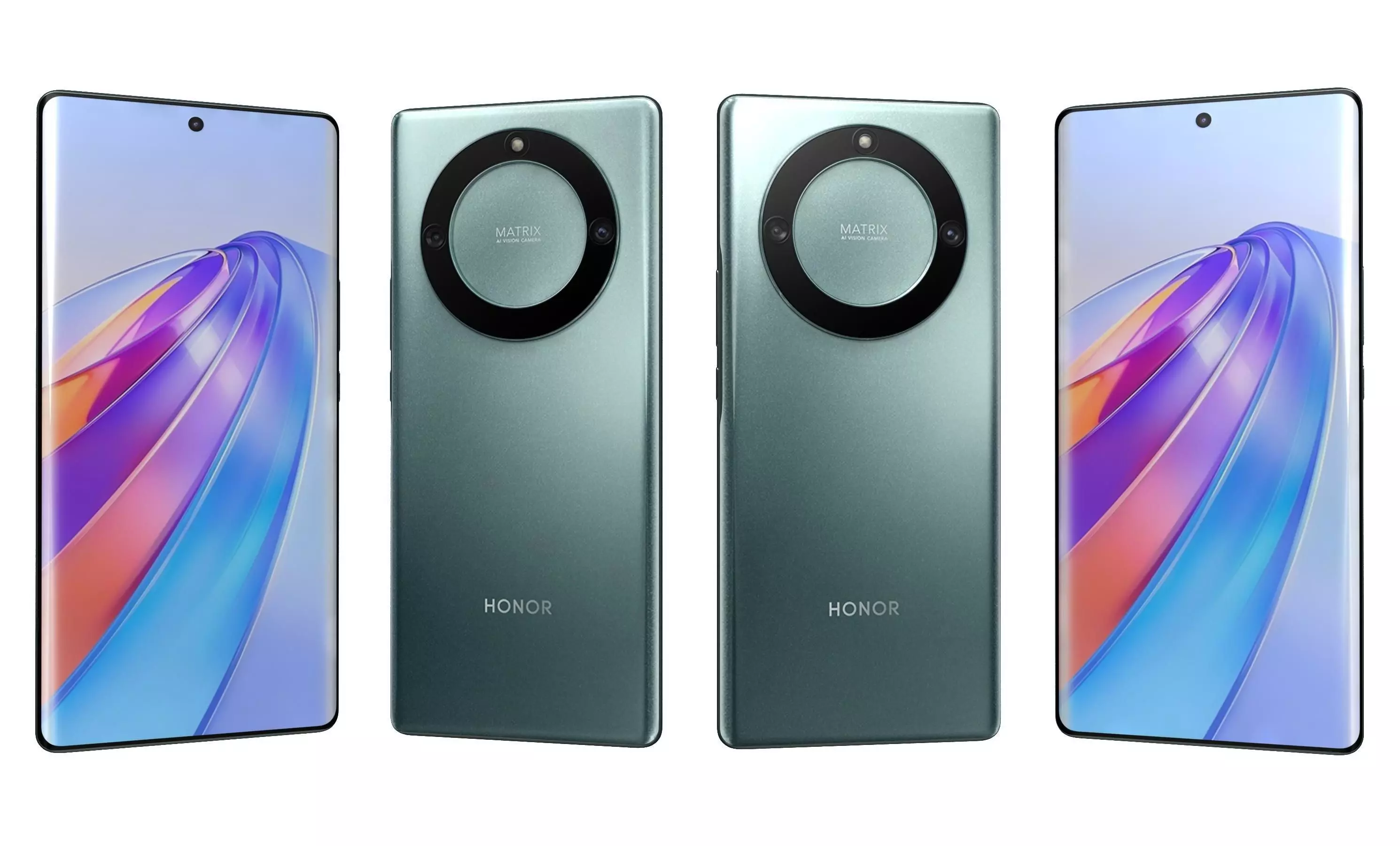 Honor X40 Green High Poly 3D model_21