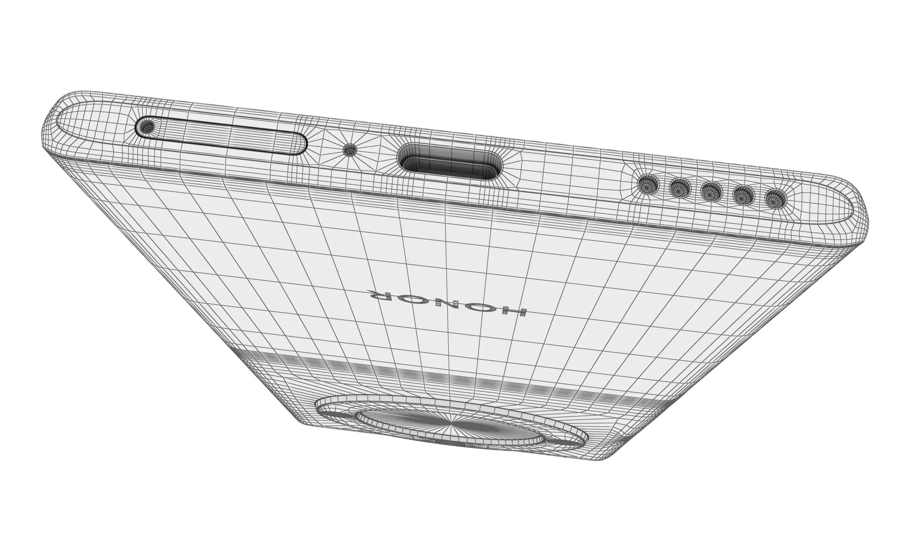 Honor X40 Green High Poly 3D model_15