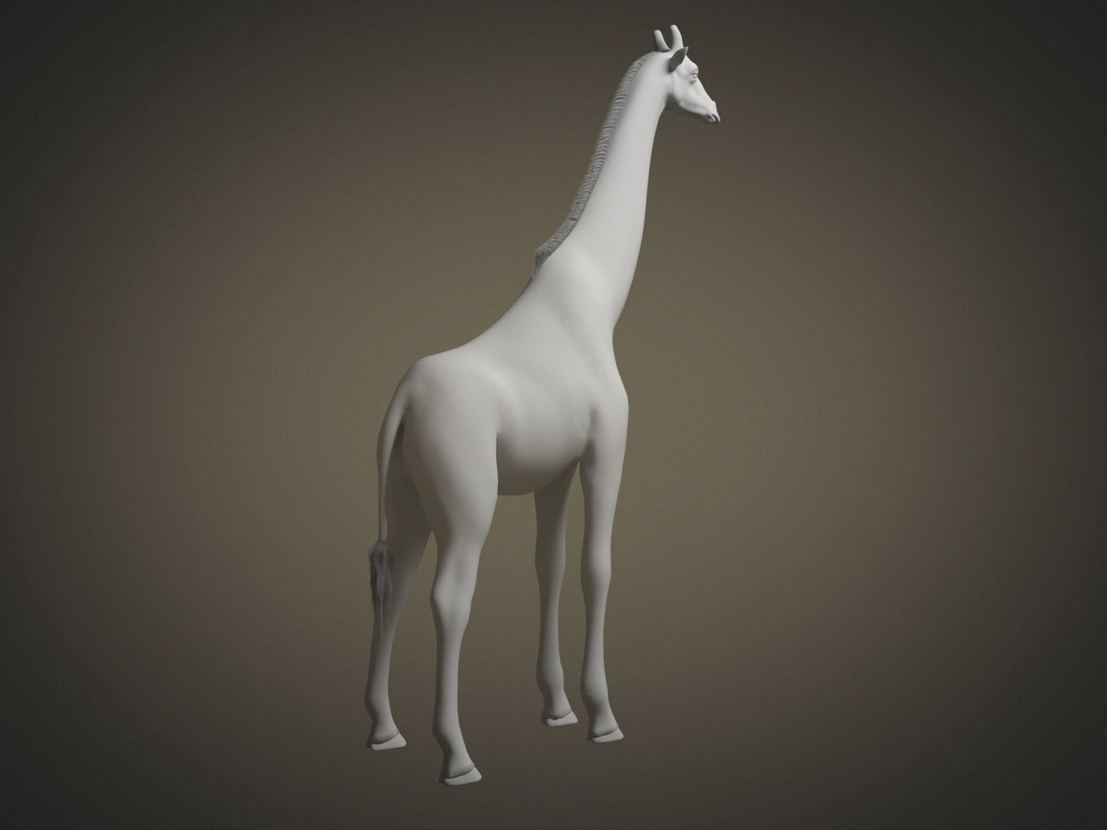 Giraffe rigged for 3dsmax 3D model_9