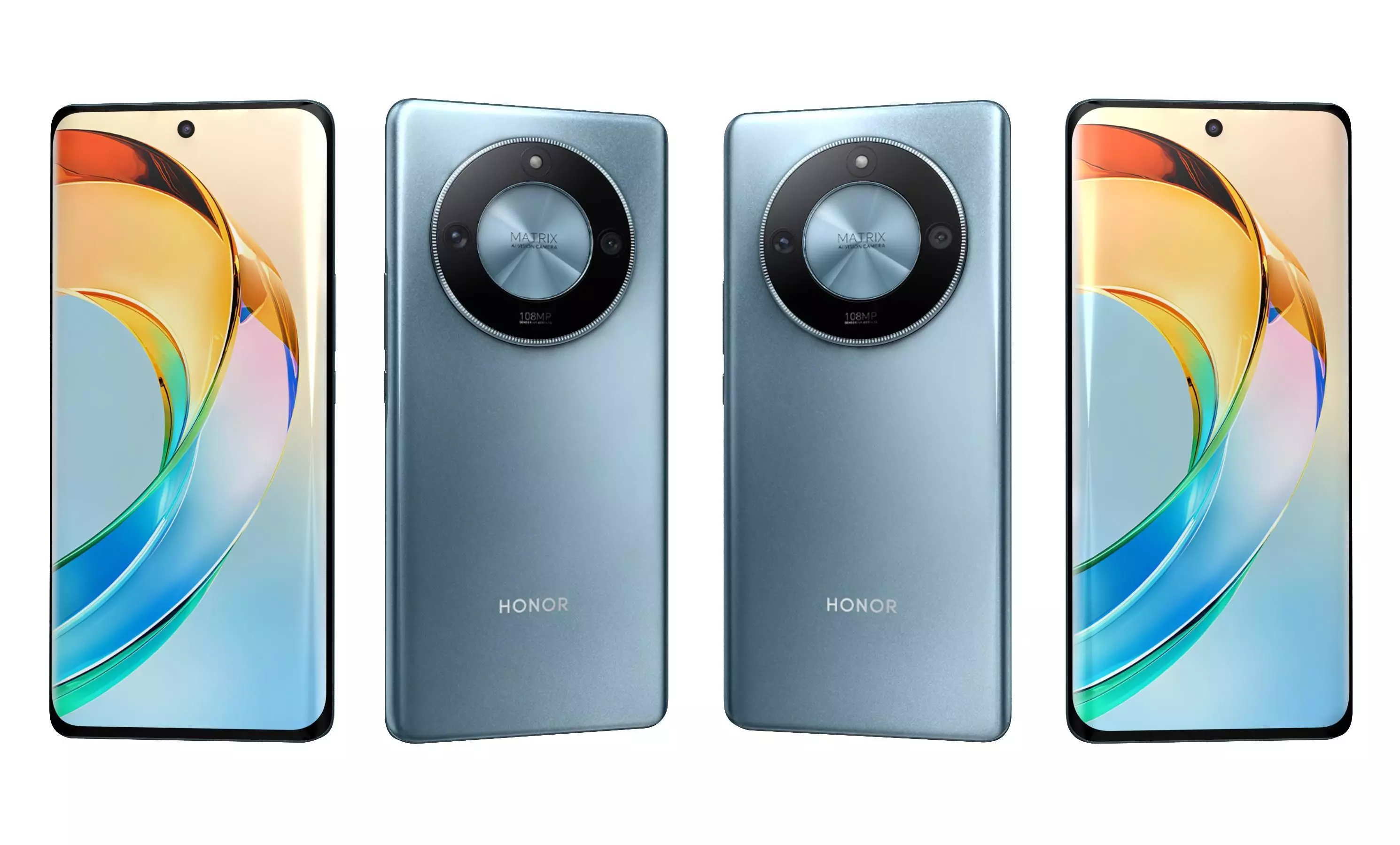 Honor X50 All Colors High Poly 3D model_7