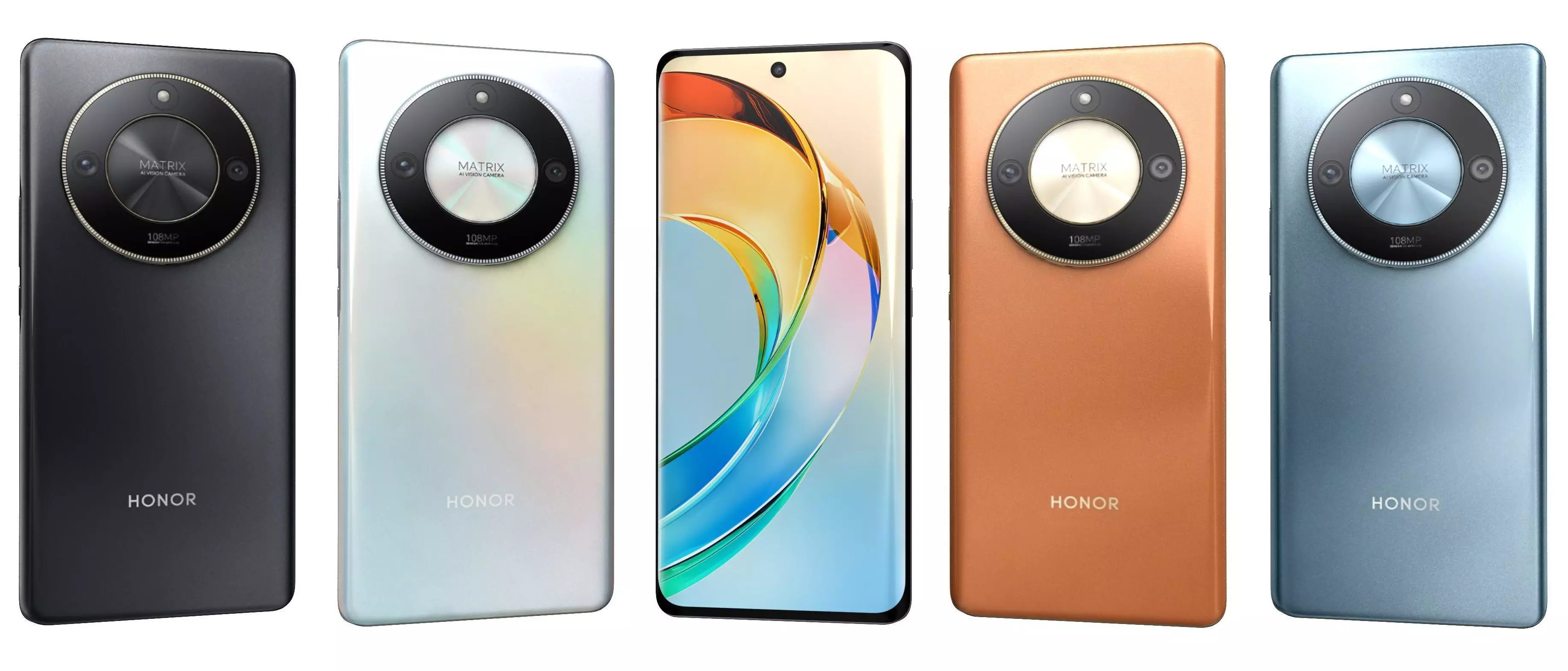 Honor X50 All Colors High Poly 3D model_0