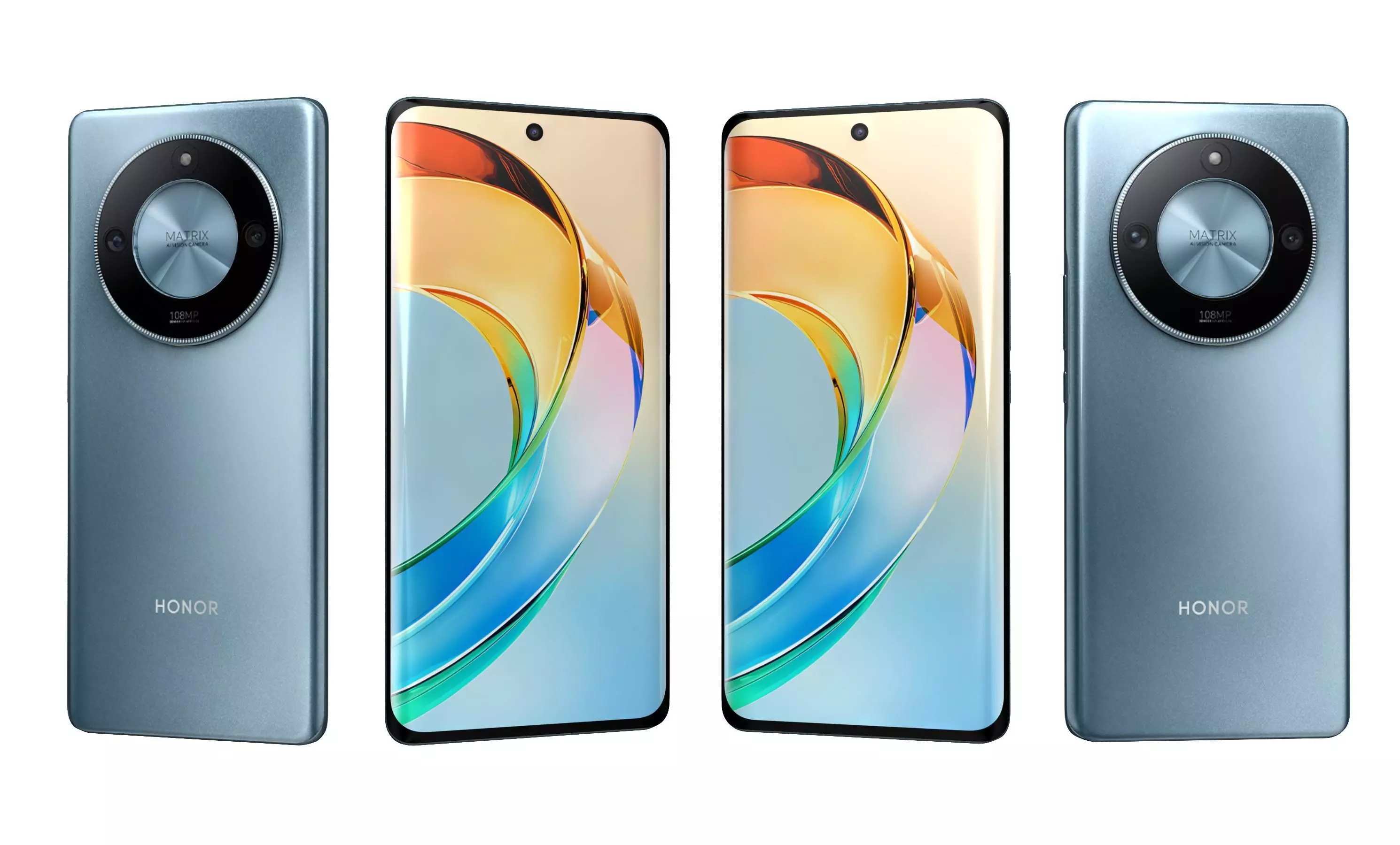 Honor X50 All Colors High Poly 3D model_9