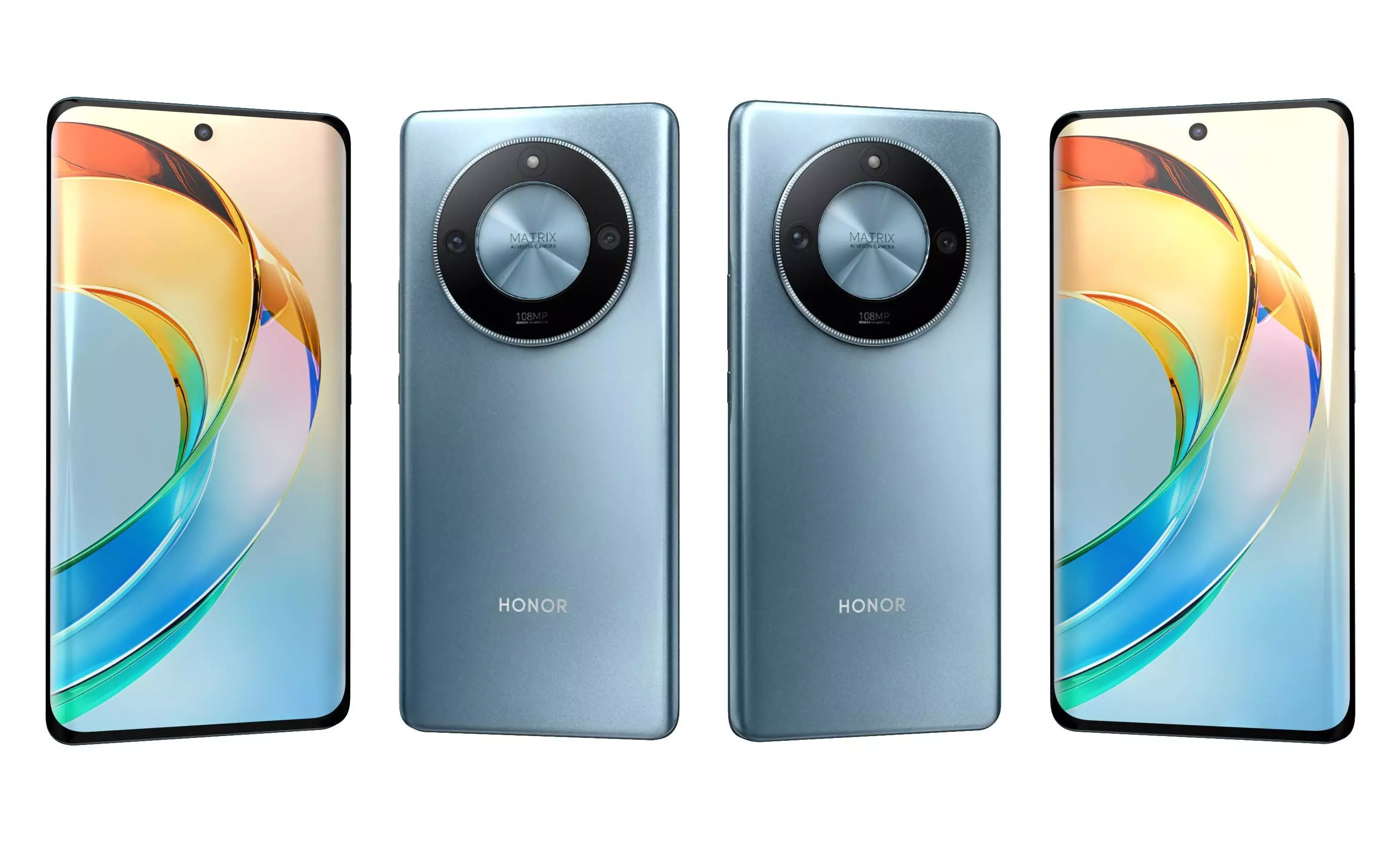 Honor X50 All Colors High Poly 3D model_5