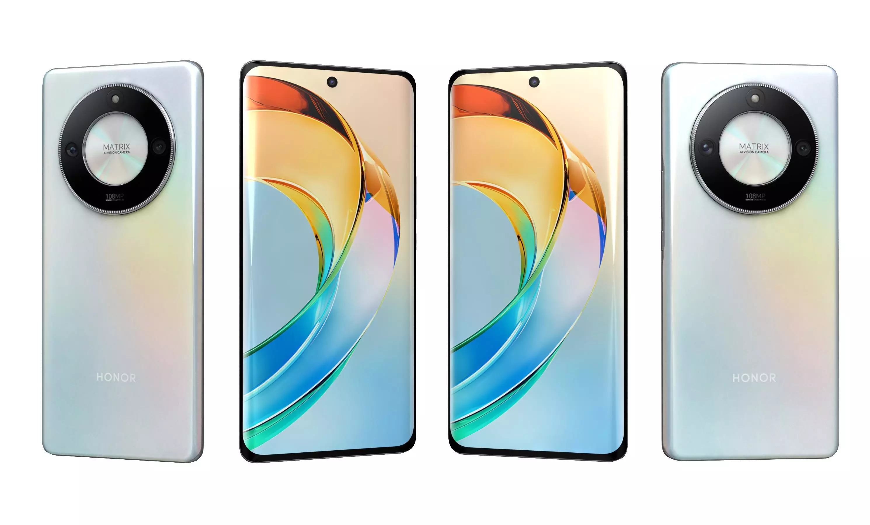 Honor X50 All Colors High Poly 3D model_31