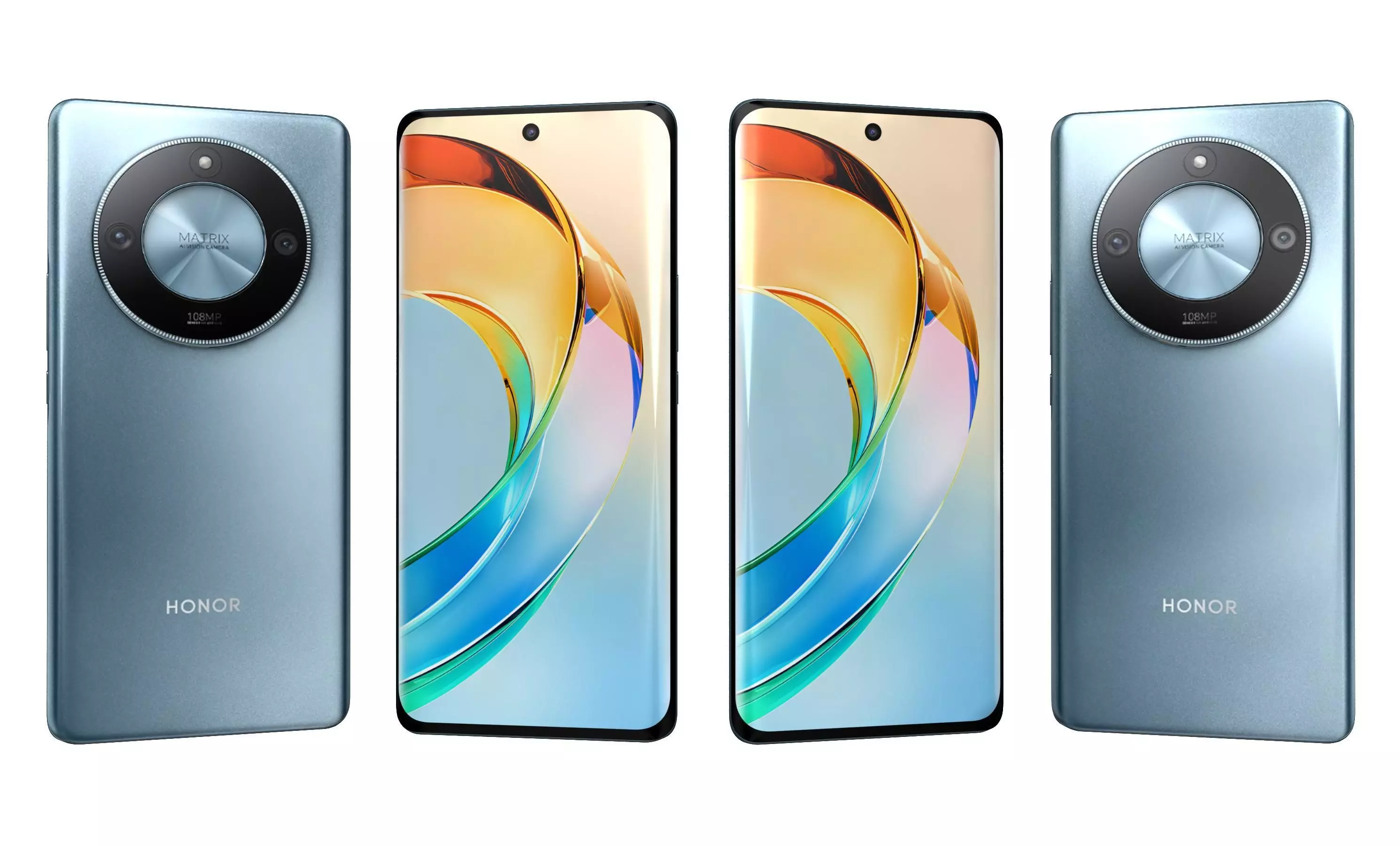 Honor X50 All Colors High Poly 3D model_3