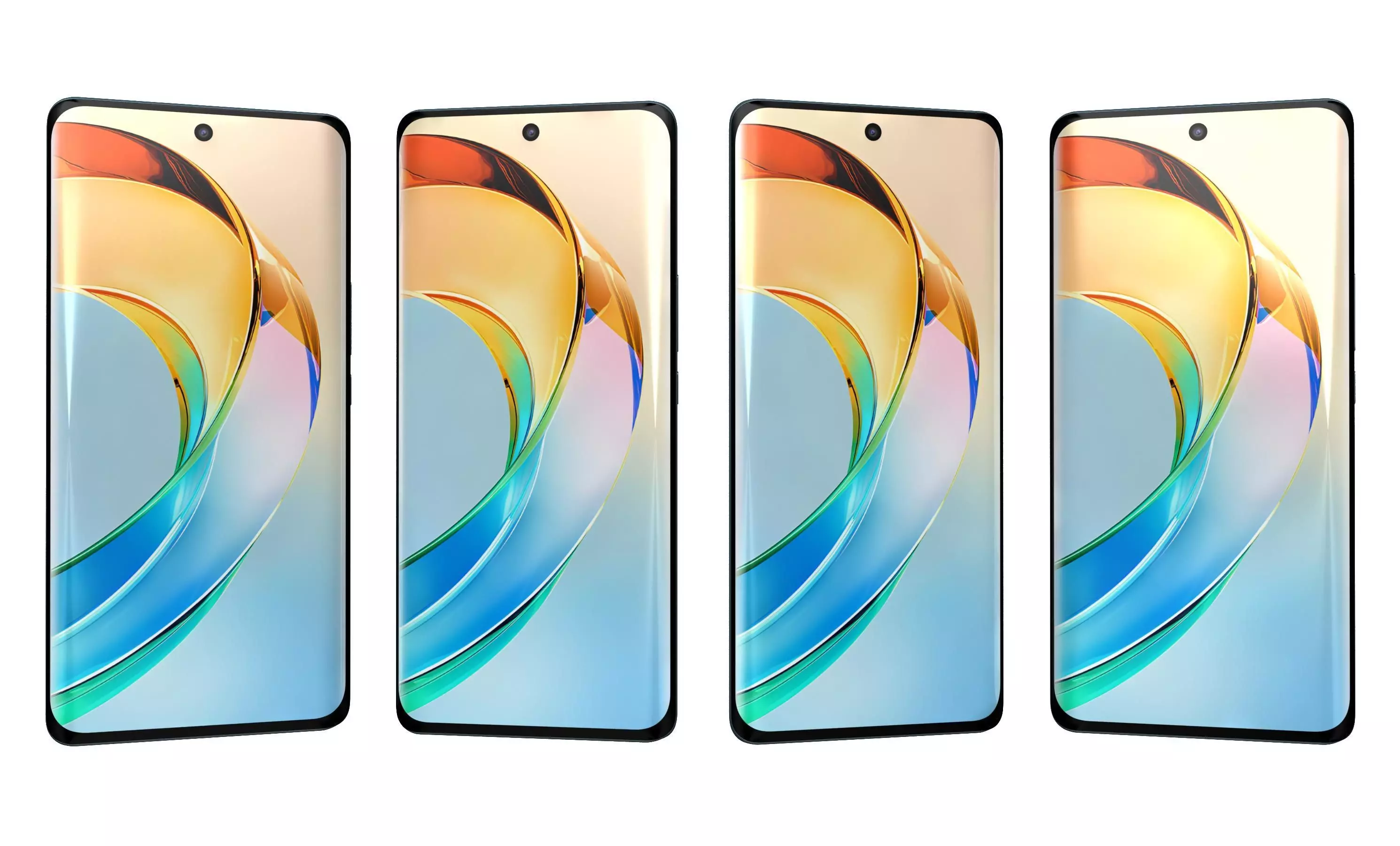 Honor X50 All Colors High Poly 3D model_4