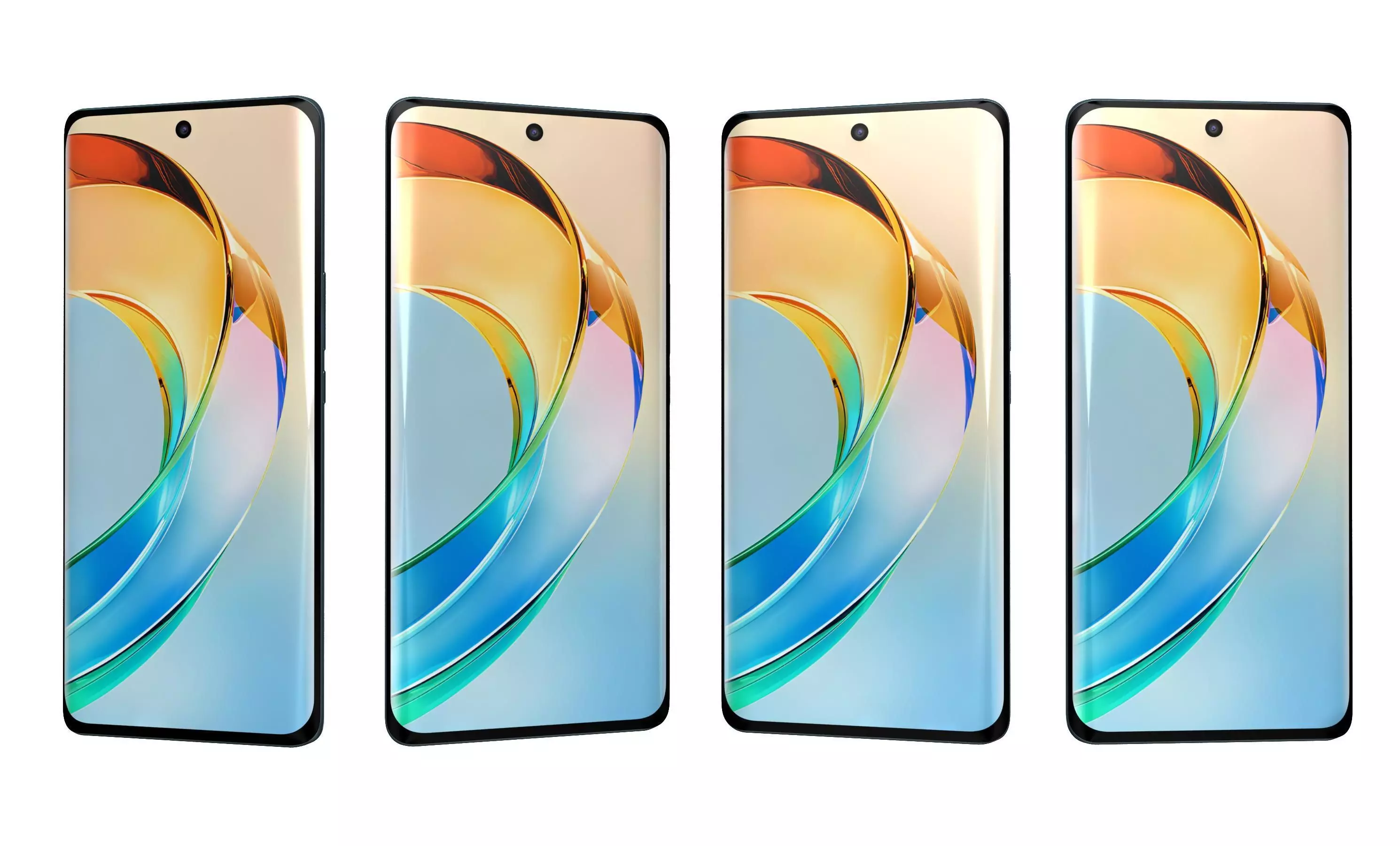 Honor X50 All Colors High Poly 3D model_10