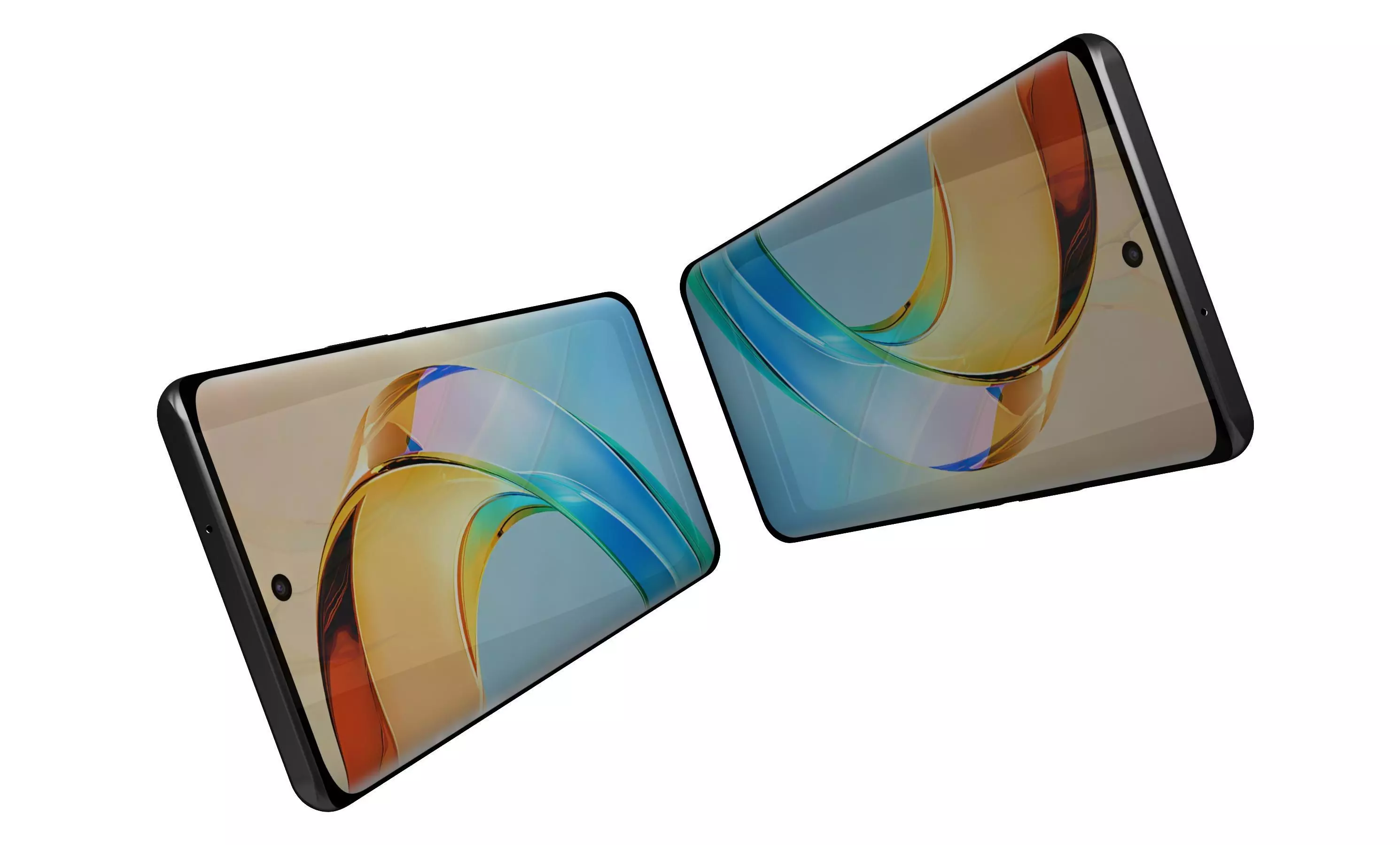 Honor X50 Black High Poly 3D model_3