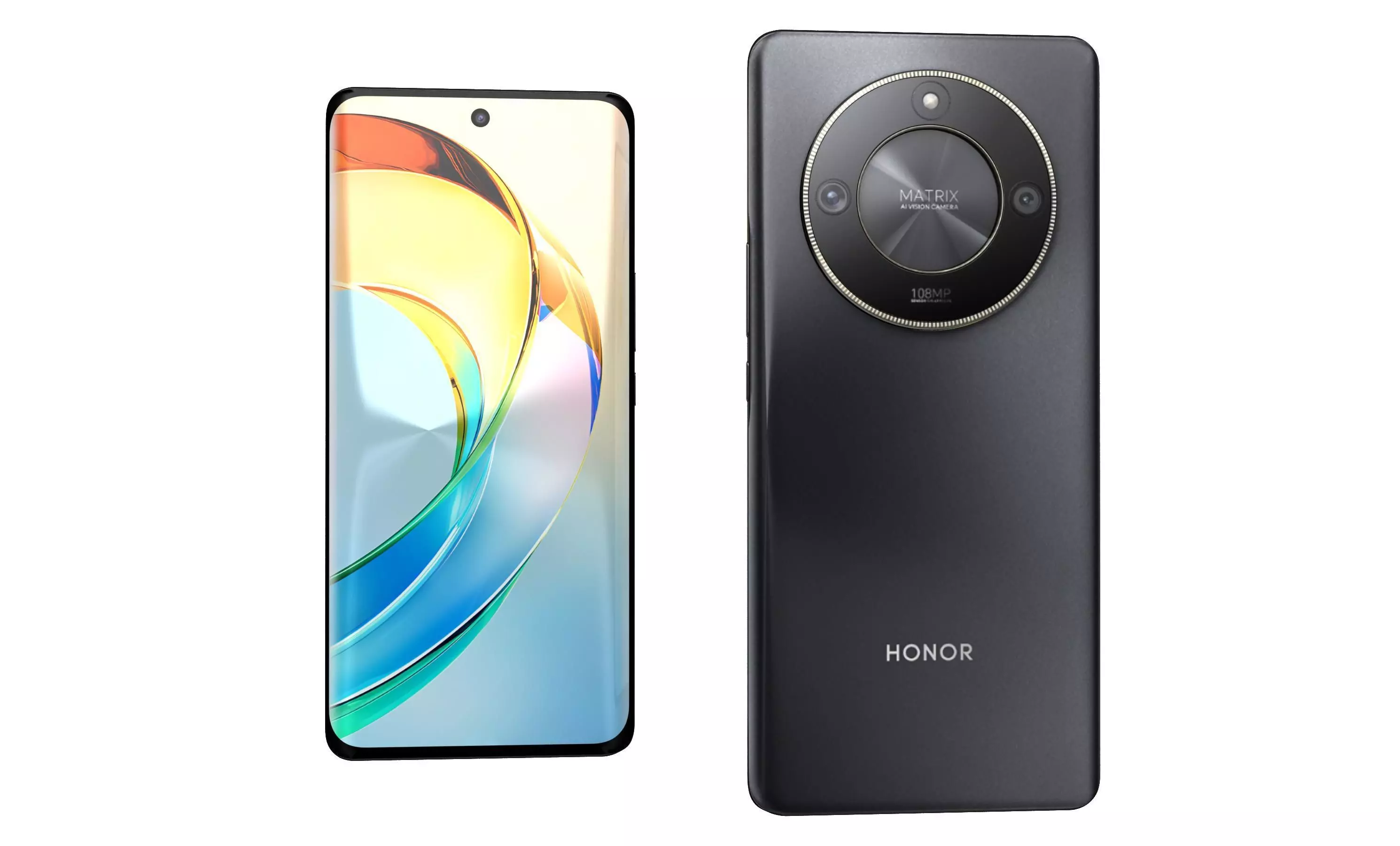 Honor X50 Black High Poly 3D model_1