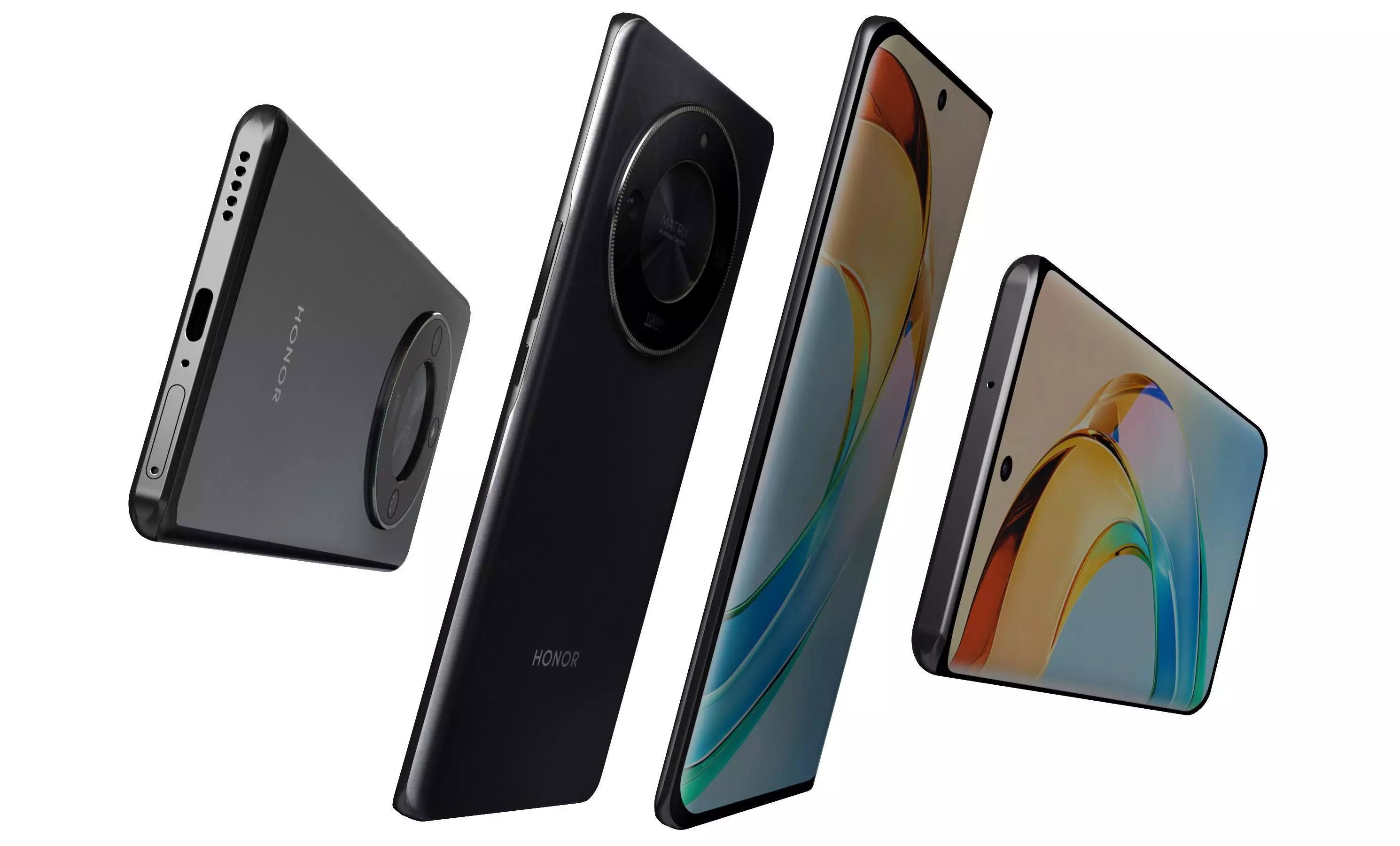 Honor X50 Black High Poly 3D model_5