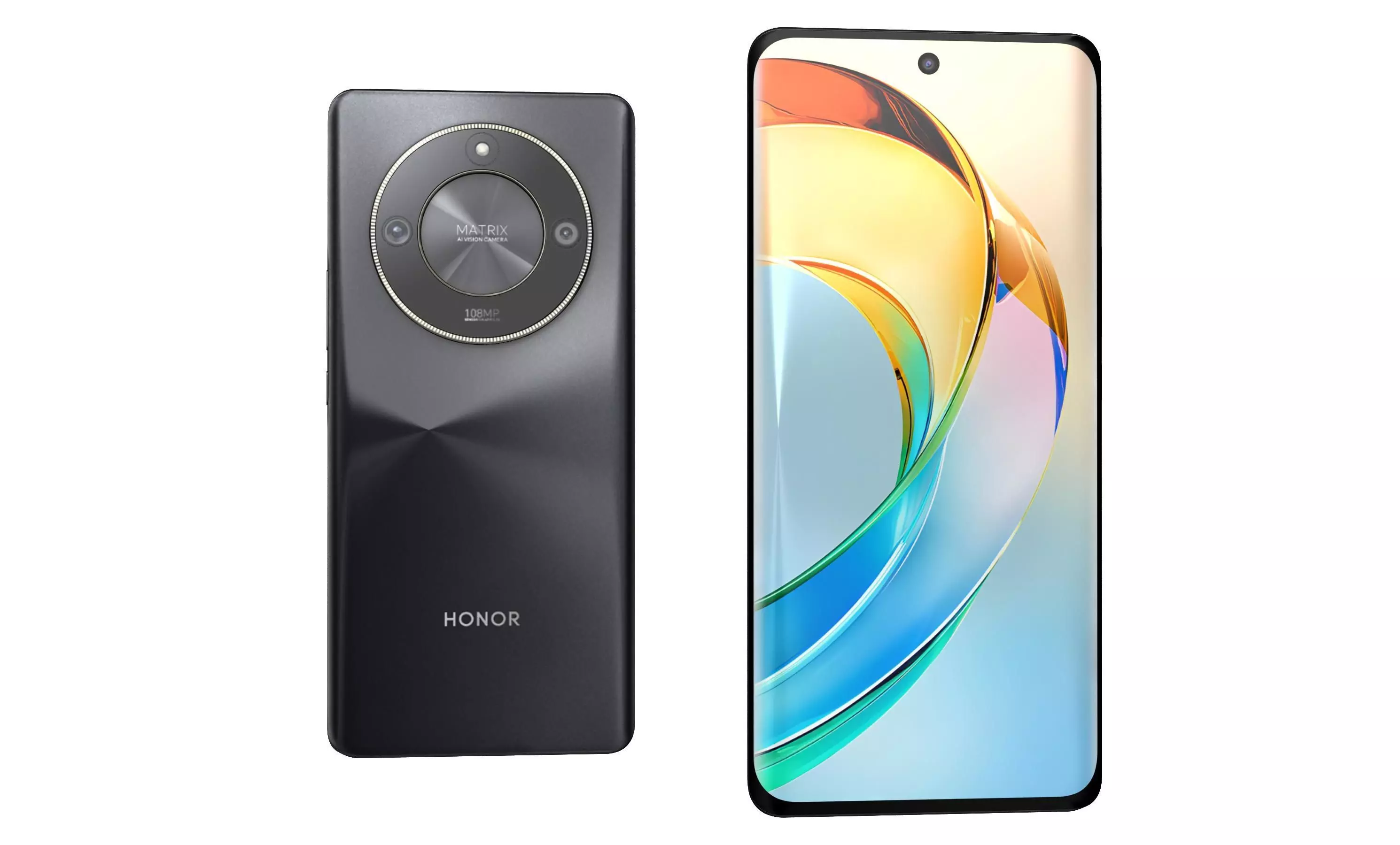 Honor X50 Black High Poly 3D model_27