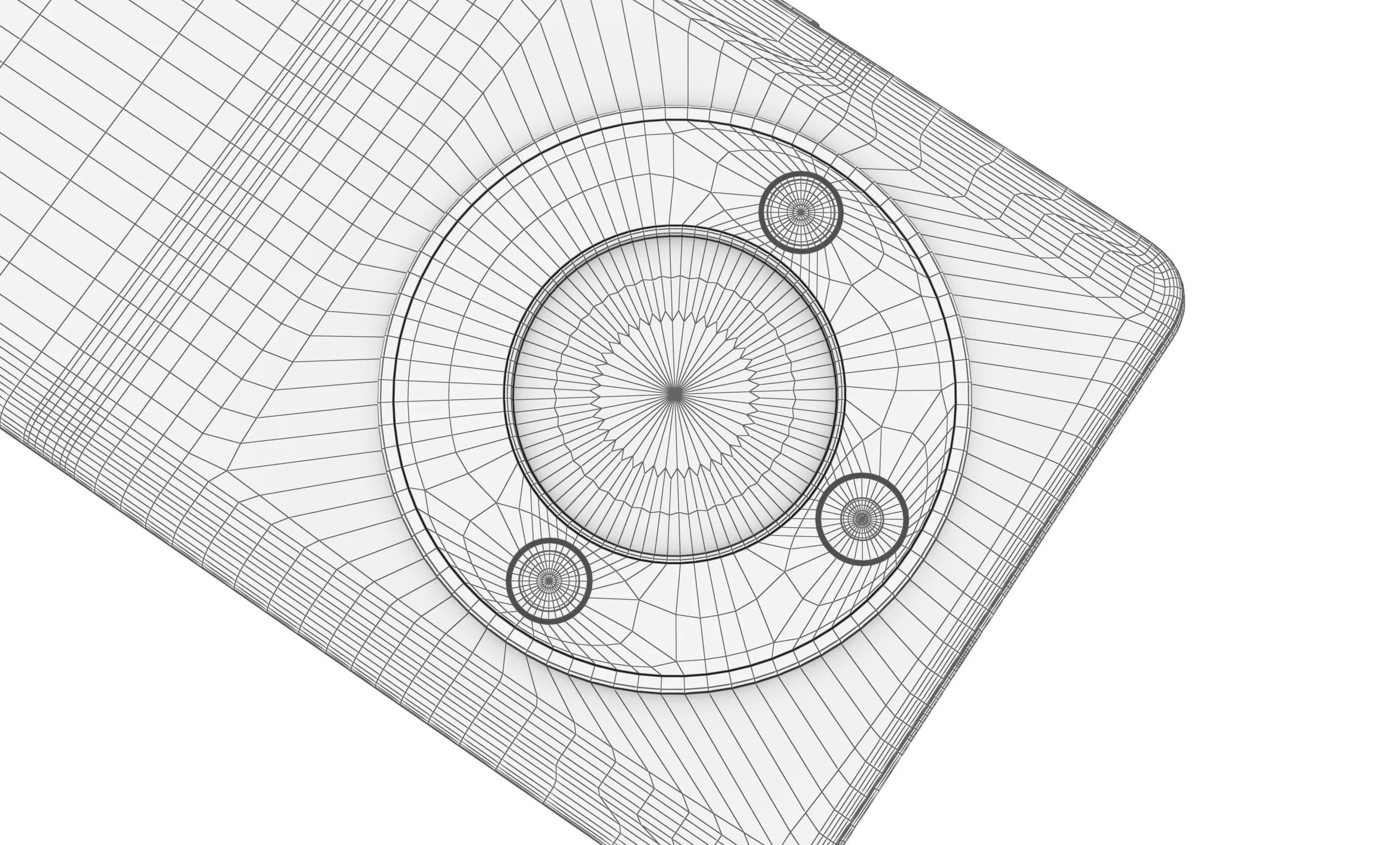 Honor X50 Black High Poly 3D model_20