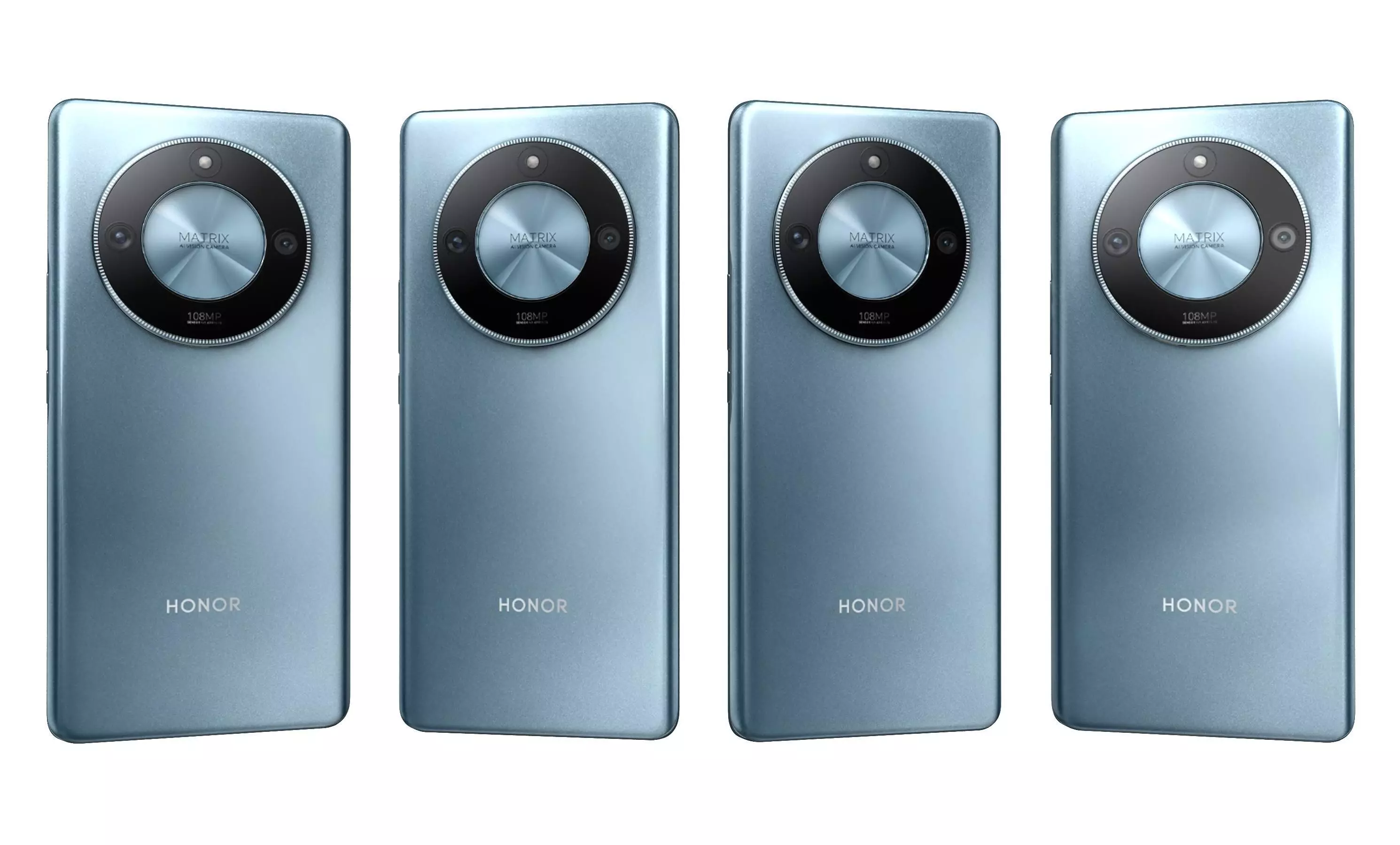 Honor X50 Blue High Poly 3D model_24