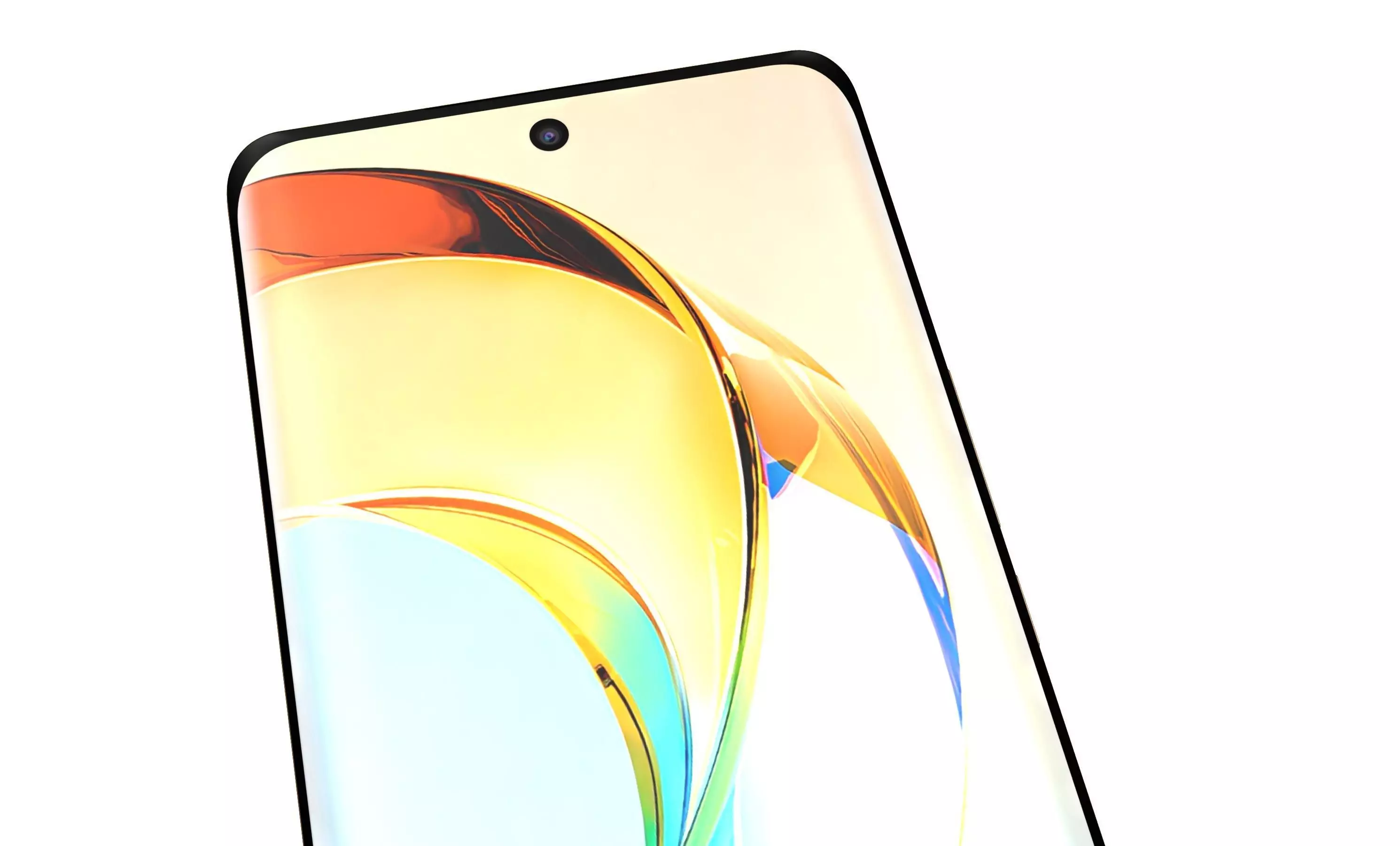 Honor X50 Orange High Poly 3D model_1