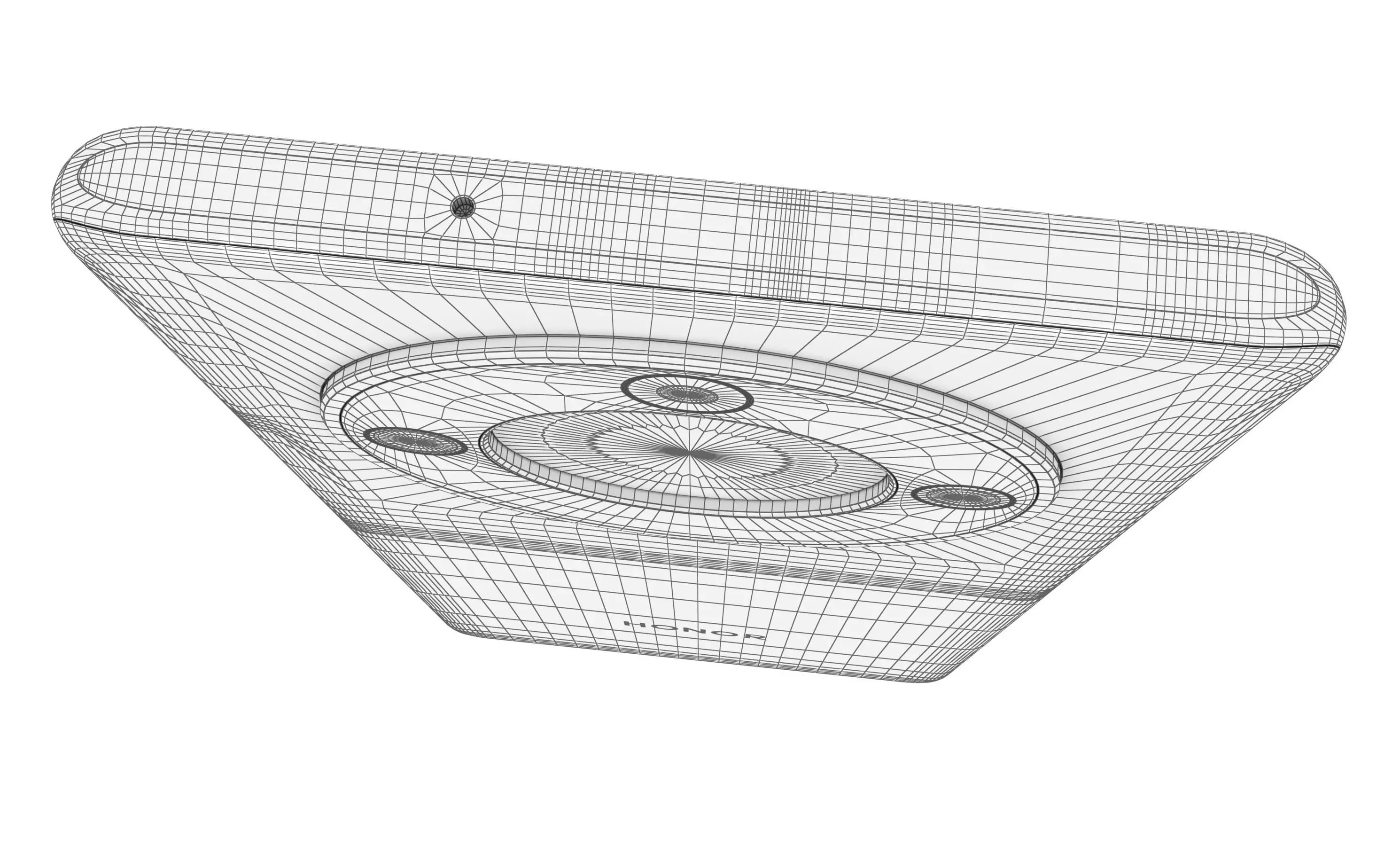 Honor X50 Orange High Poly 3D model_3