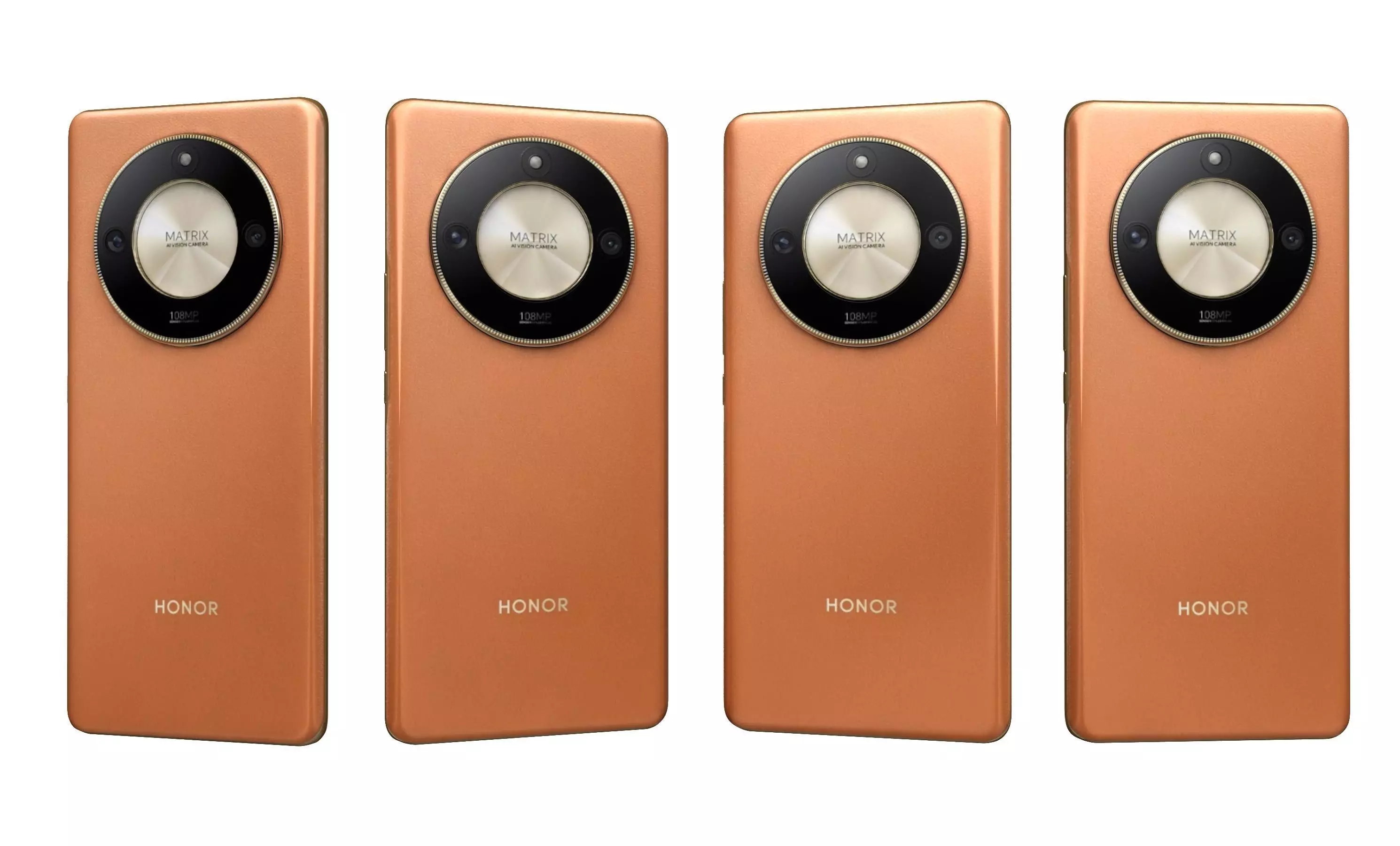 Honor X50 Orange High Poly 3D model_10