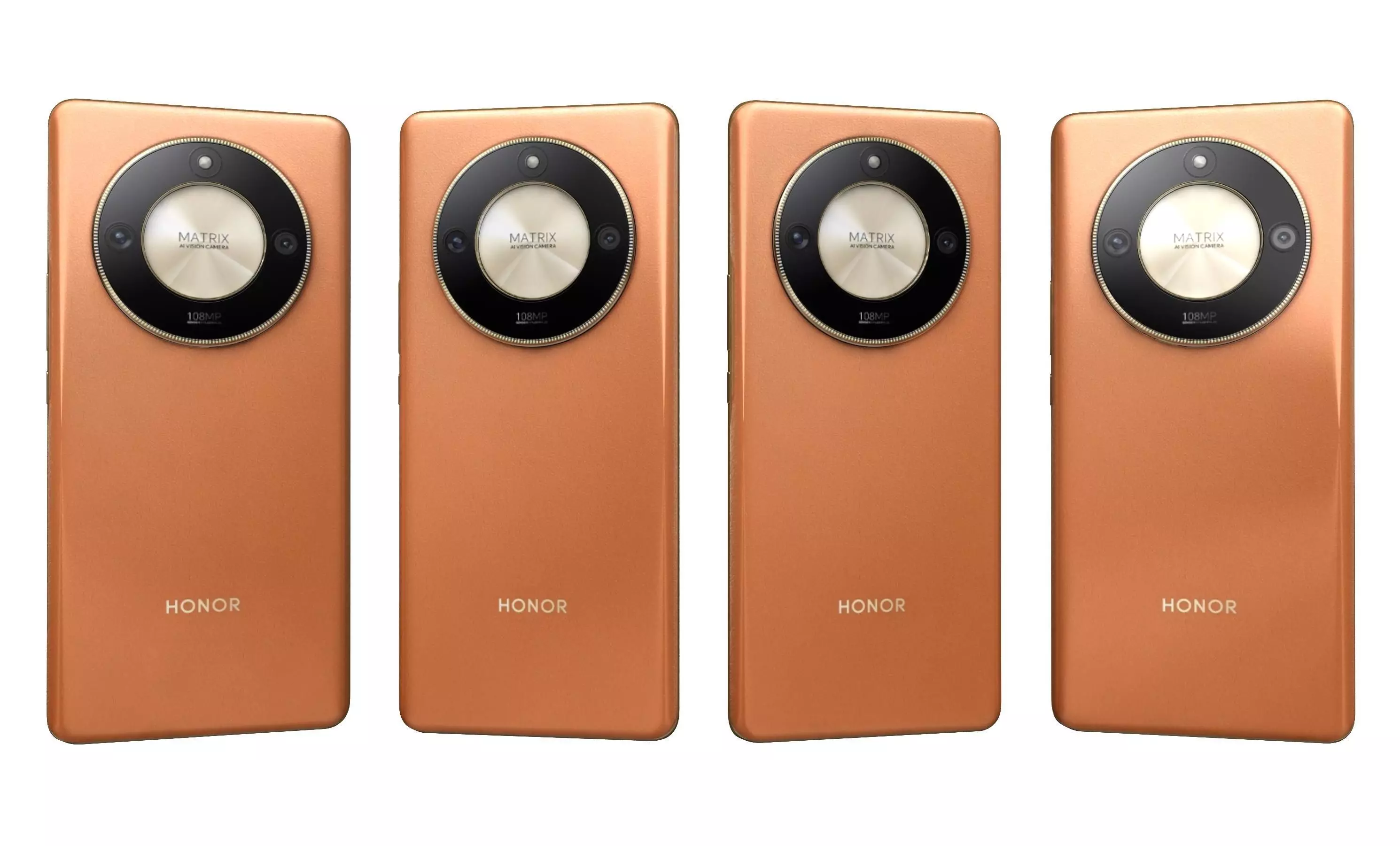 Honor X50 Orange High Poly 3D model_7