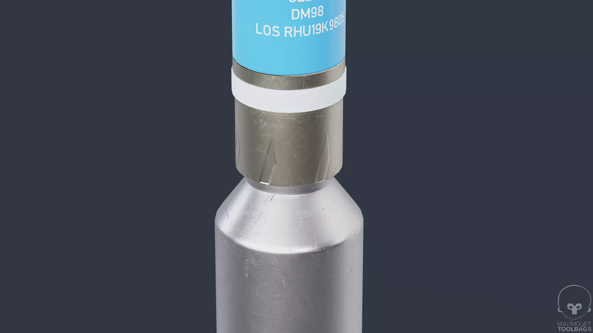 DM98 Round Shell 120MM Gameready Low-poly 3D model_6