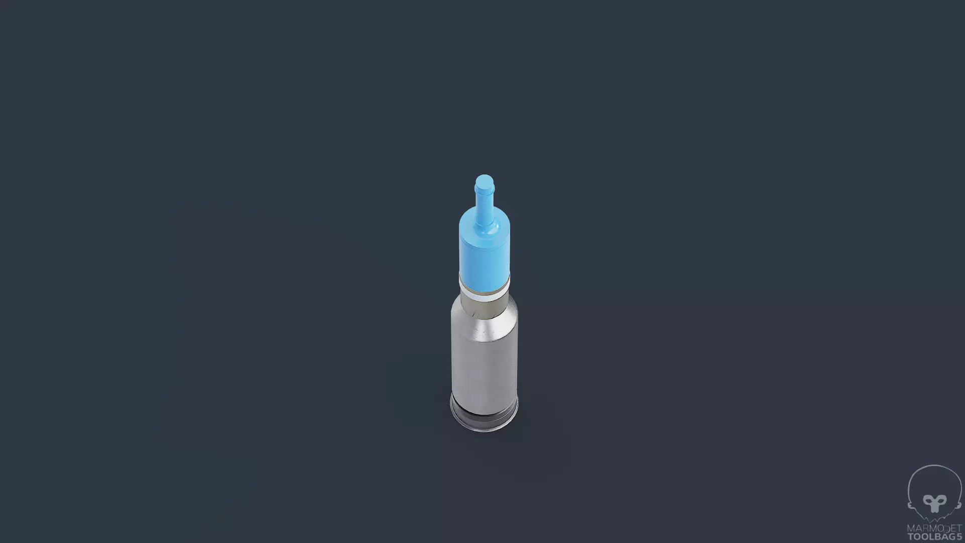 DM98 Round Shell 120MM Gameready Low-poly 3D model_8