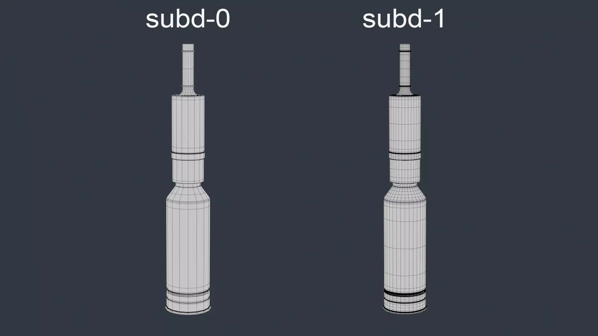 DM98 Round Shell 120MM Gameready Low-poly 3D model_10