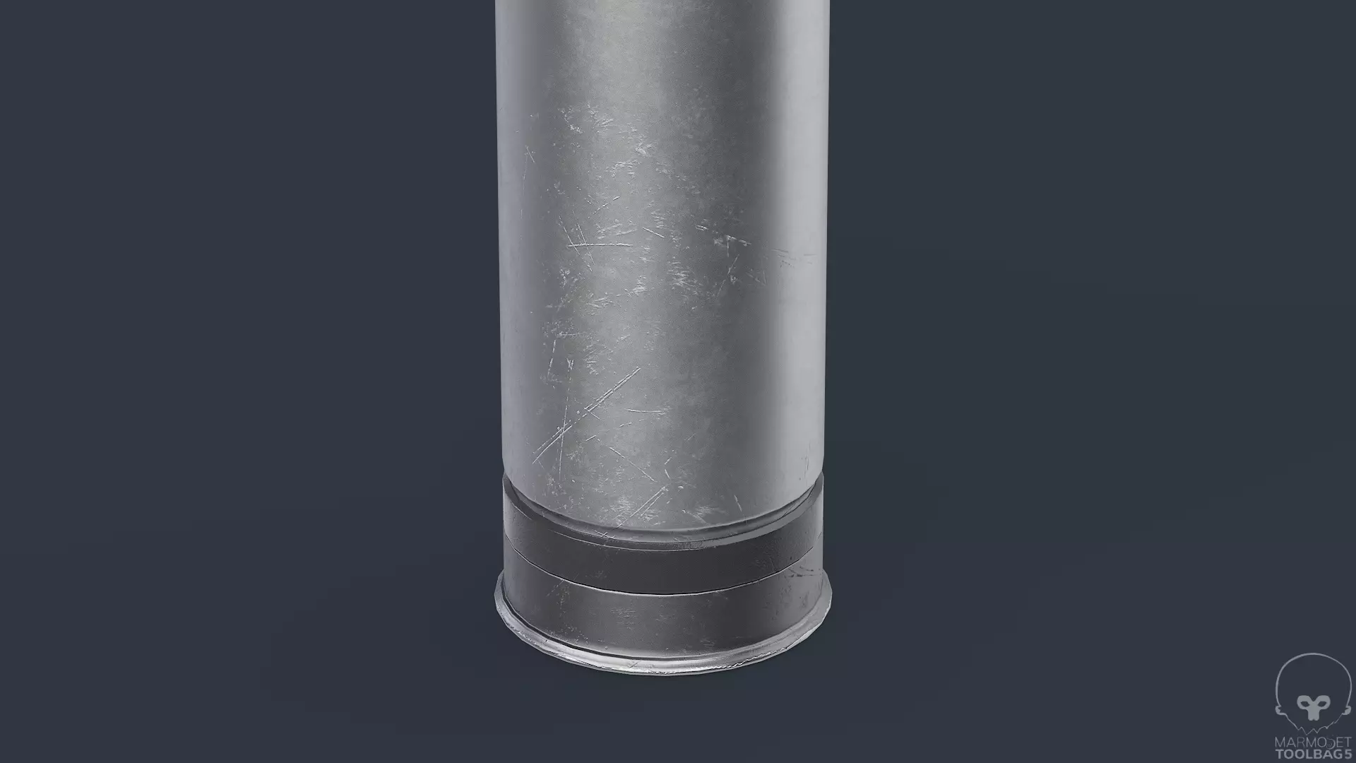 DM98 Round Shell 120MM Gameready Low-poly 3D model_5