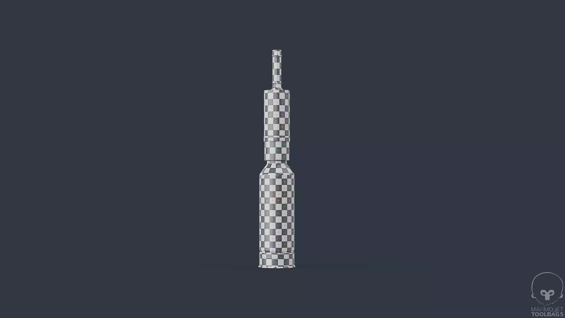 DM98 Round Shell 120MM Gameready Low-poly 3D model_9