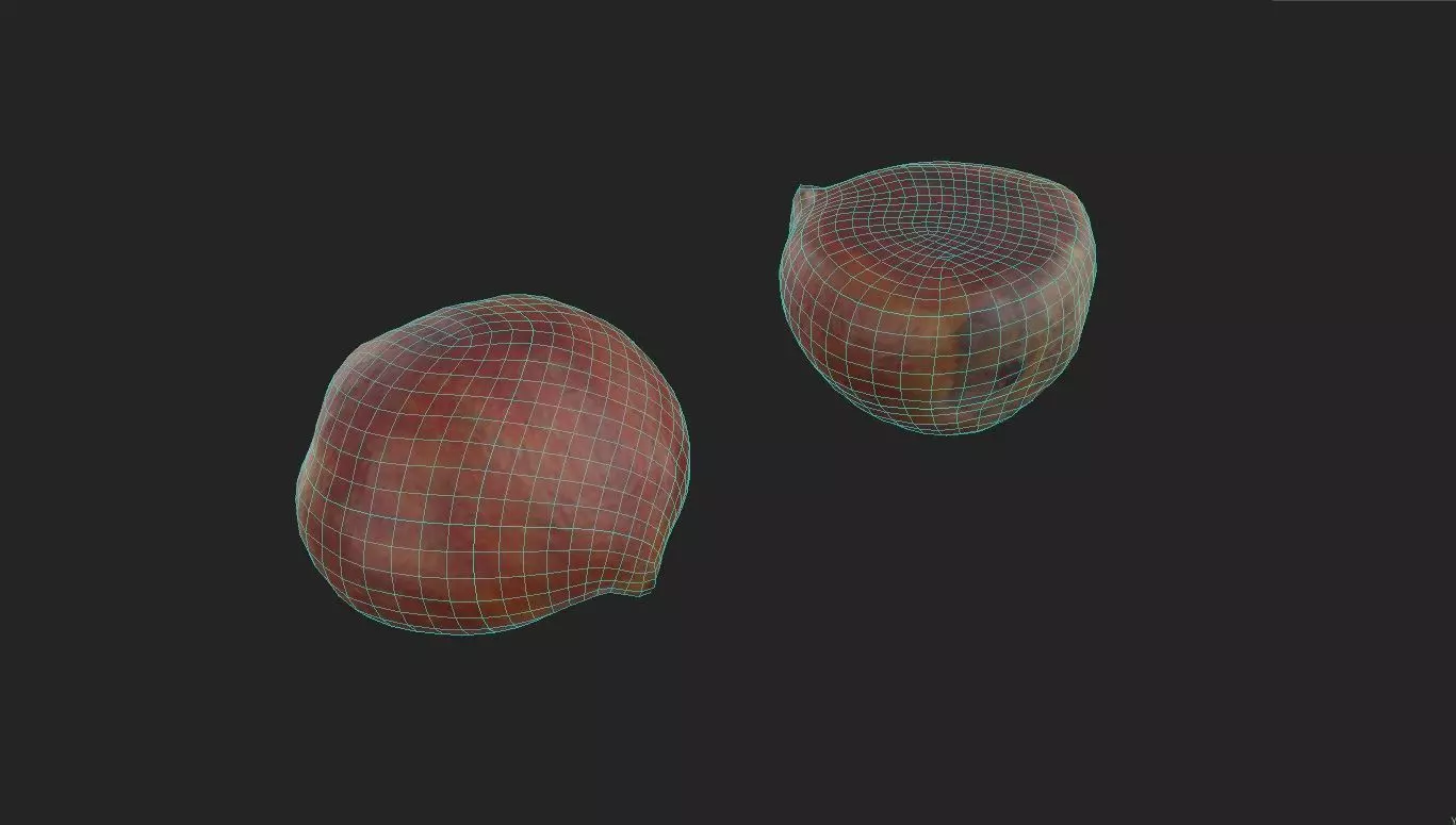 Chestnut M02 Low-poly 3D model_1