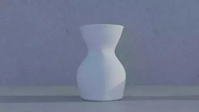 Vase 3D Printable Minimalist Model