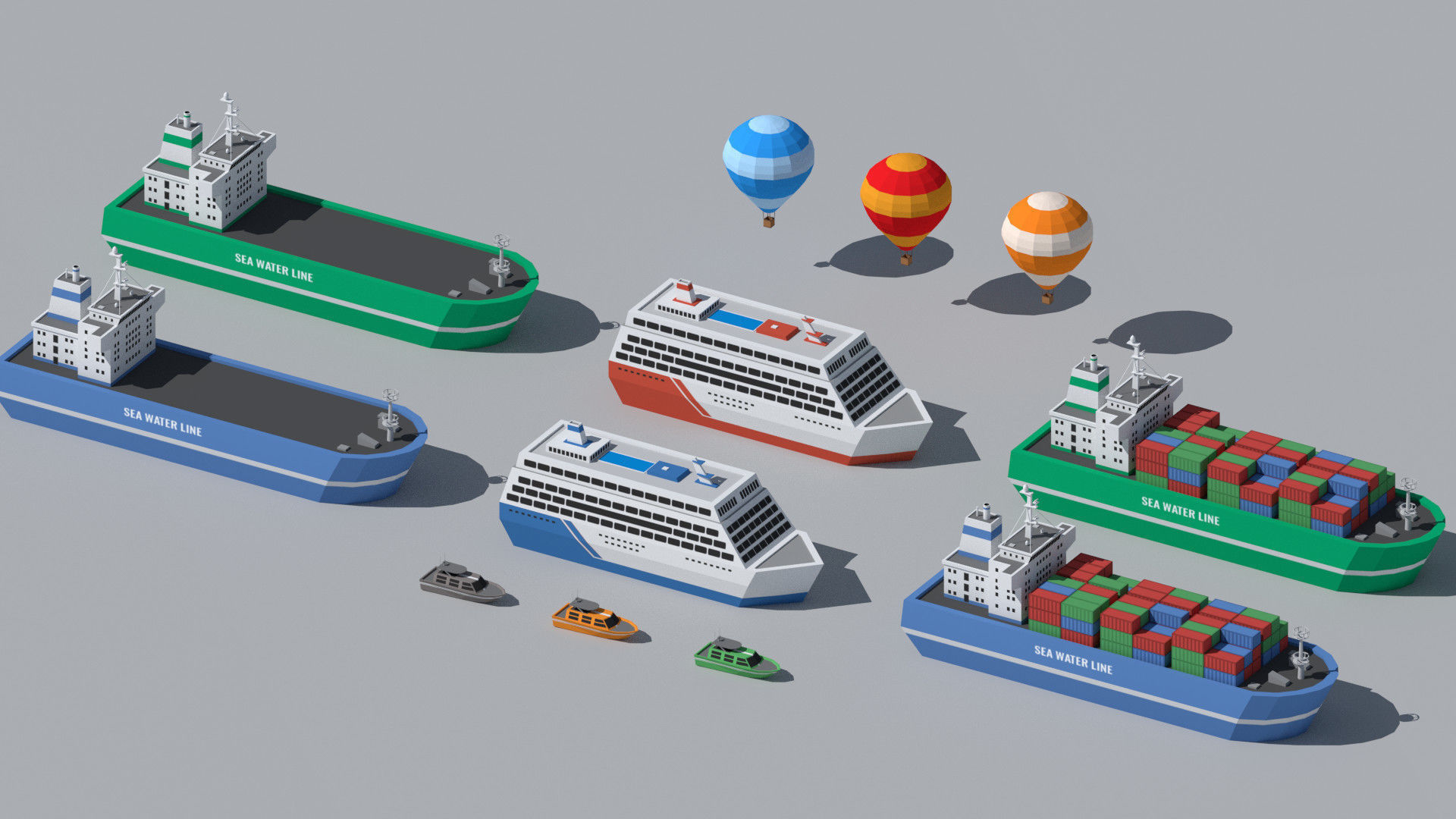 SimplePoly Urban - Low Poly Assets Low-poly 3D model_32