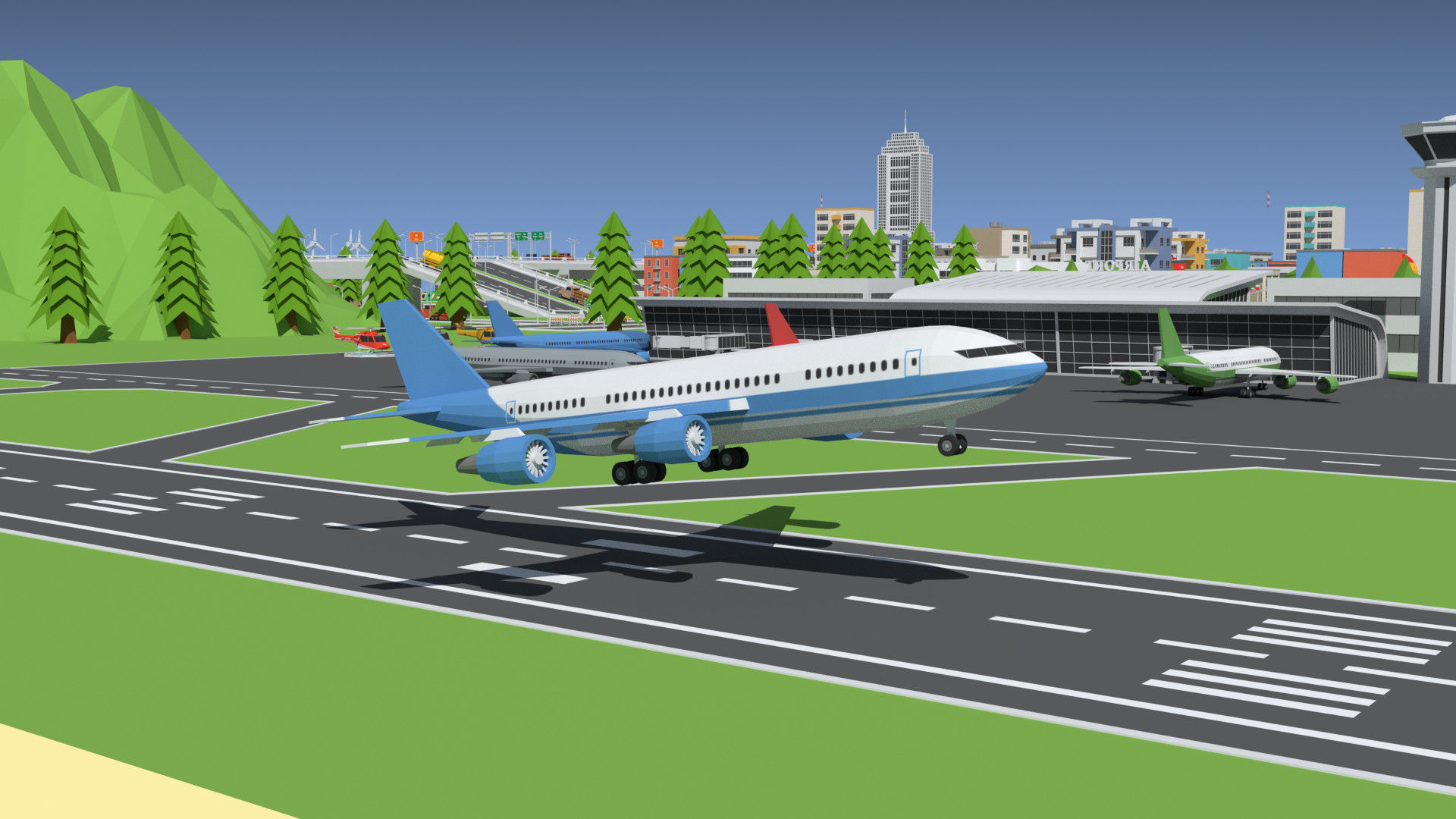 SimplePoly Urban - Low Poly Assets Low-poly 3D model_5