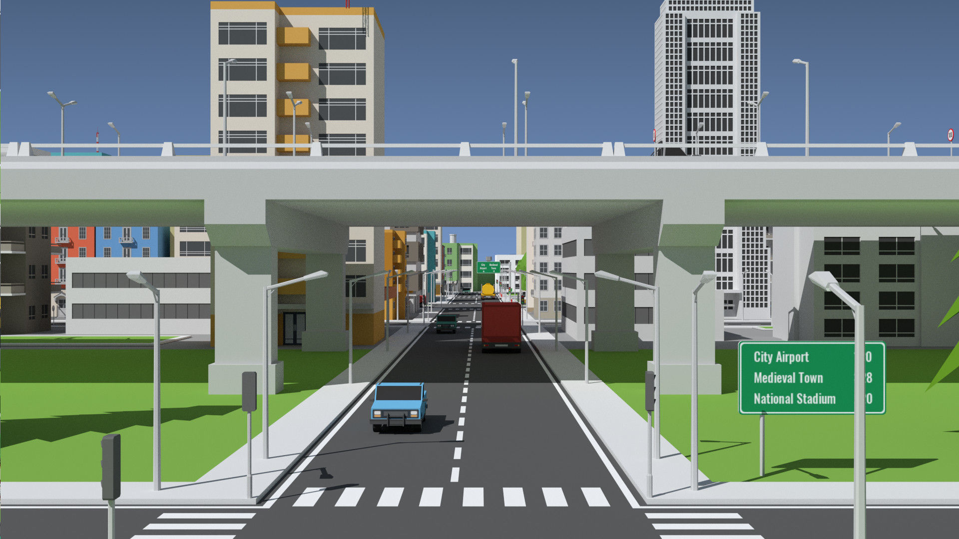 SimplePoly Urban - Low Poly Assets Low-poly 3D model_15